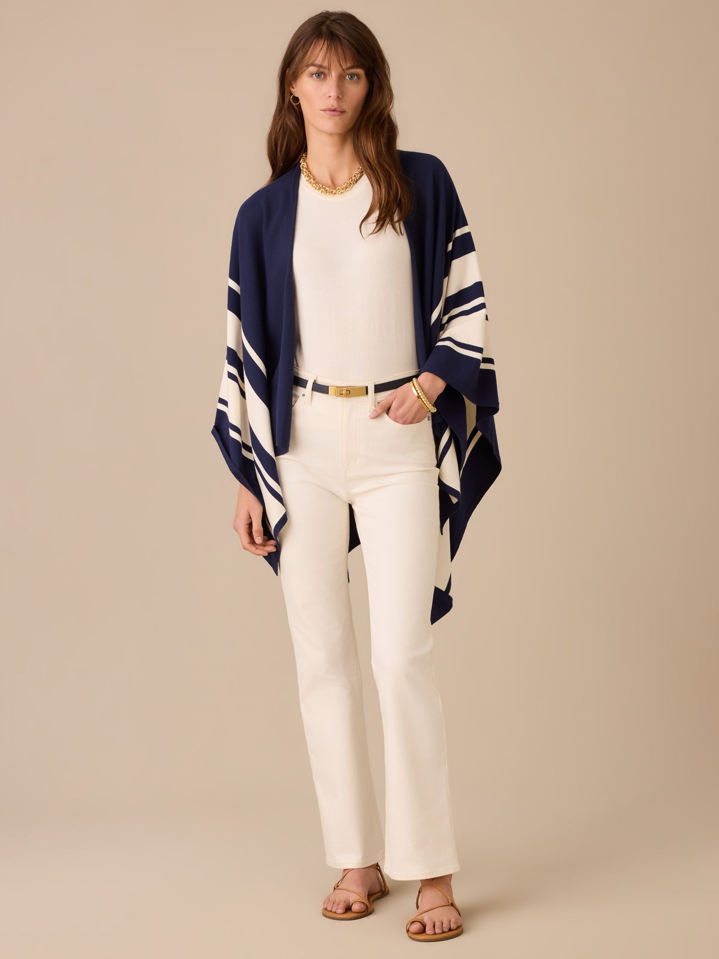 Amara Wrap in Stripe