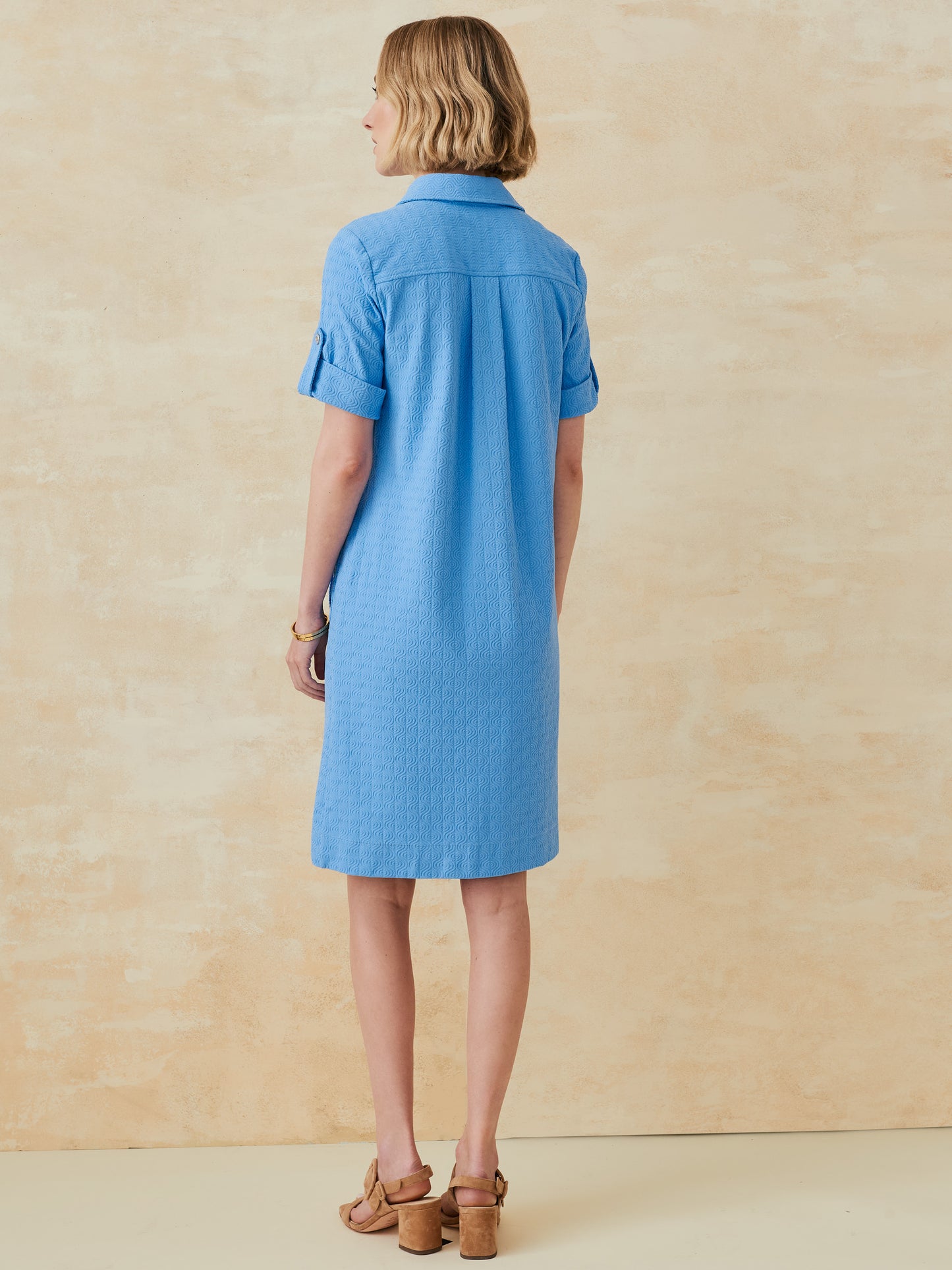 J.McLaughlin Amber dress in chambray made with catalina cloth. 