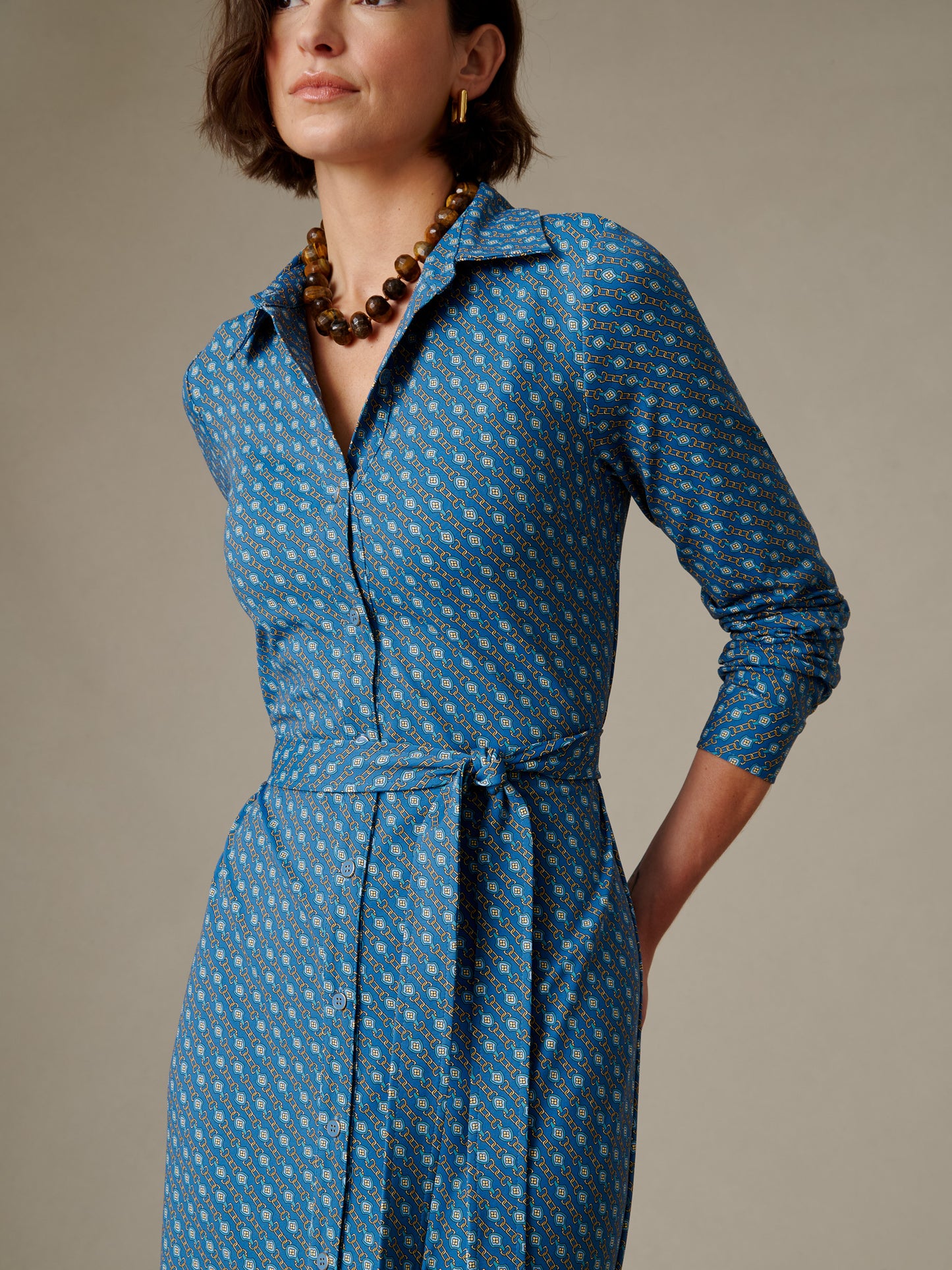 Amory Maxi Dress in Regency Chain