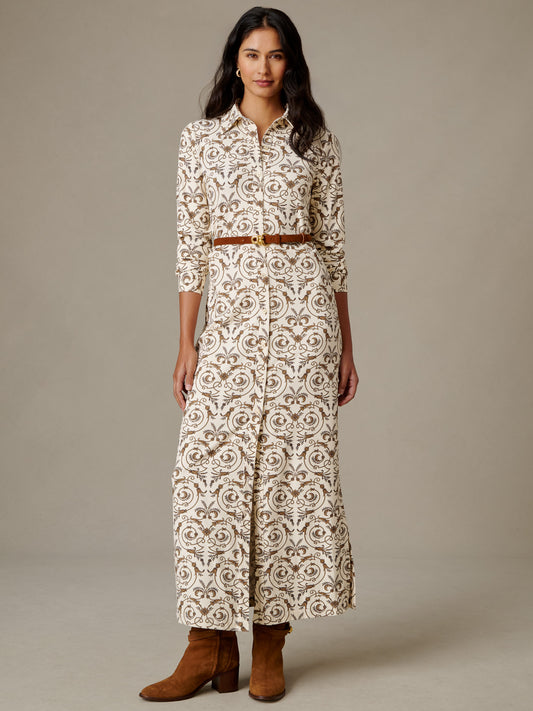 Amory Maxi Dress in Noble Crest