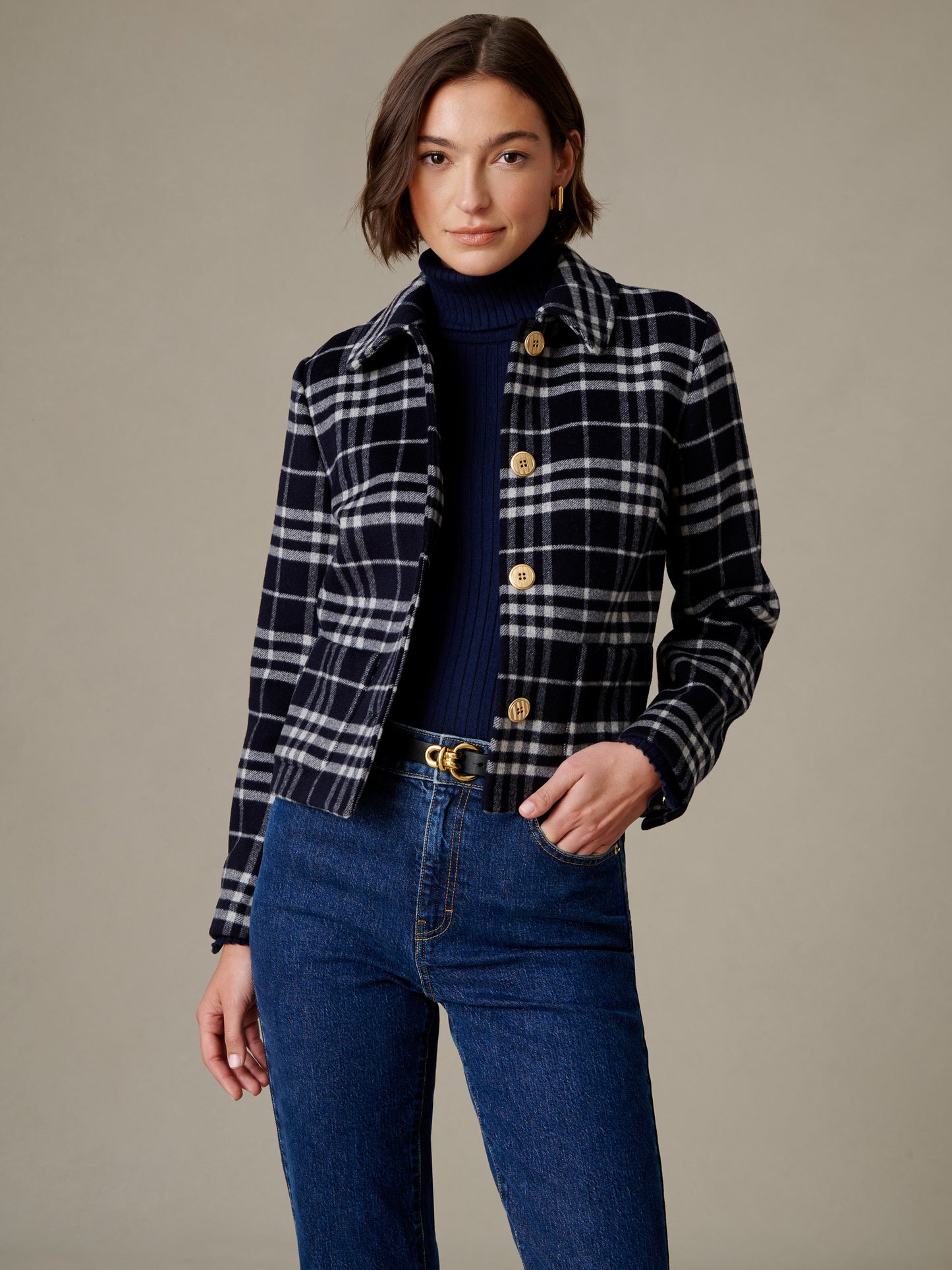 Anne Jacket in Plaid
