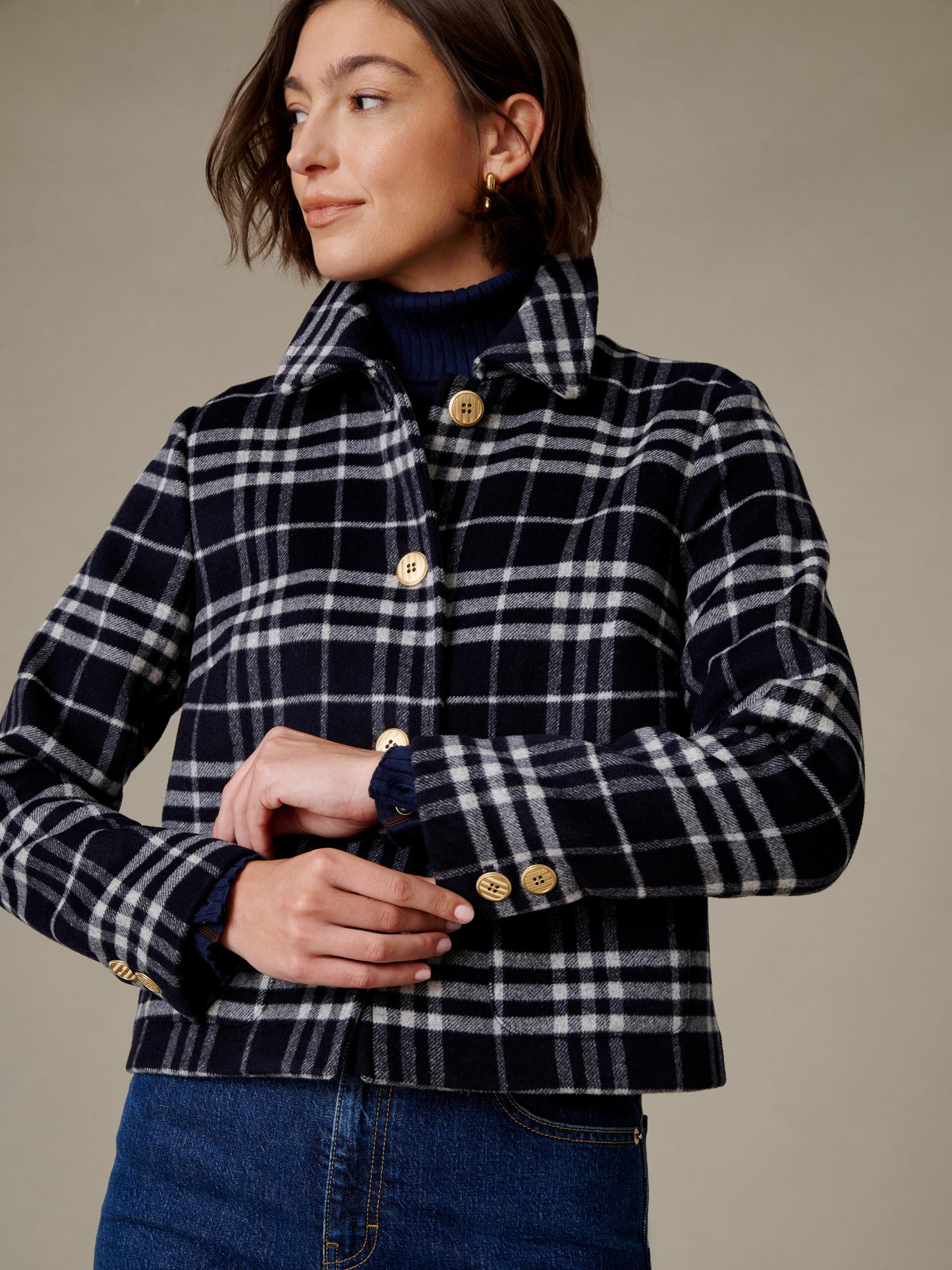 Anne Jacket in Plaid