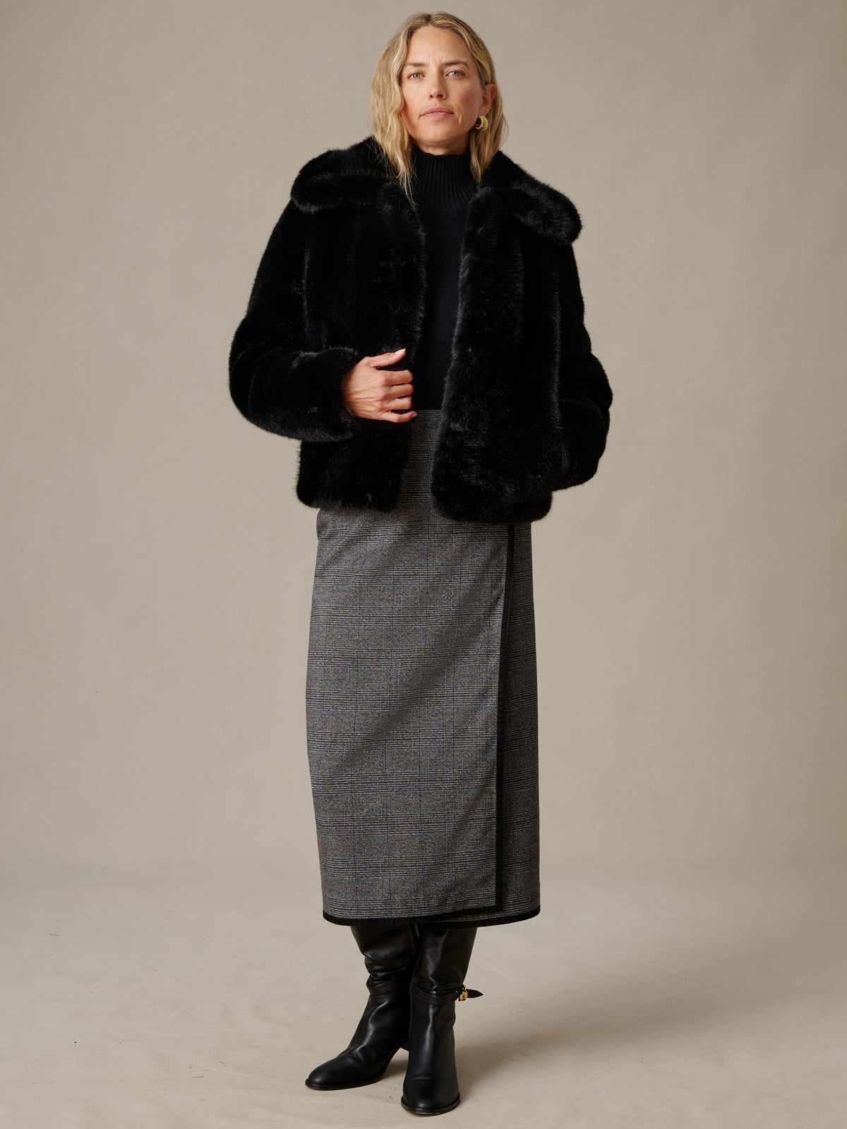 Annelisse Faux Fur Coat