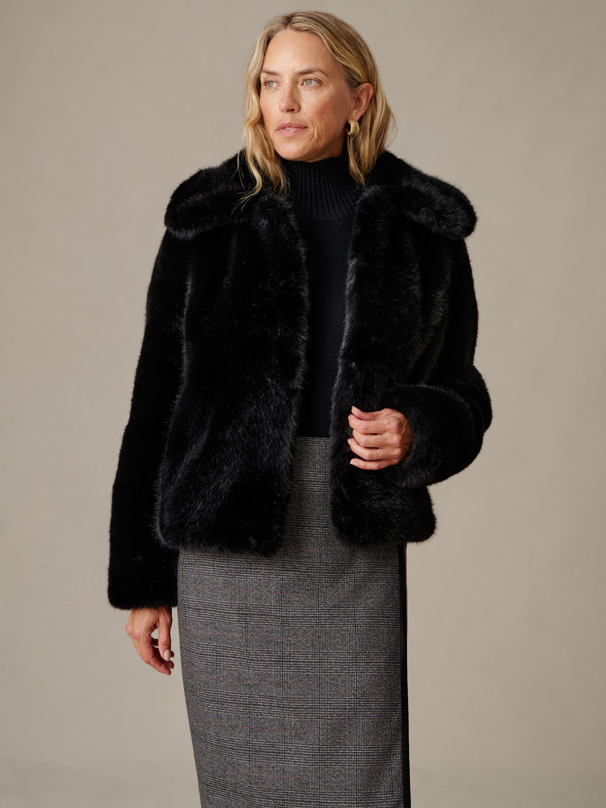 Annelisse Faux Fur Coat