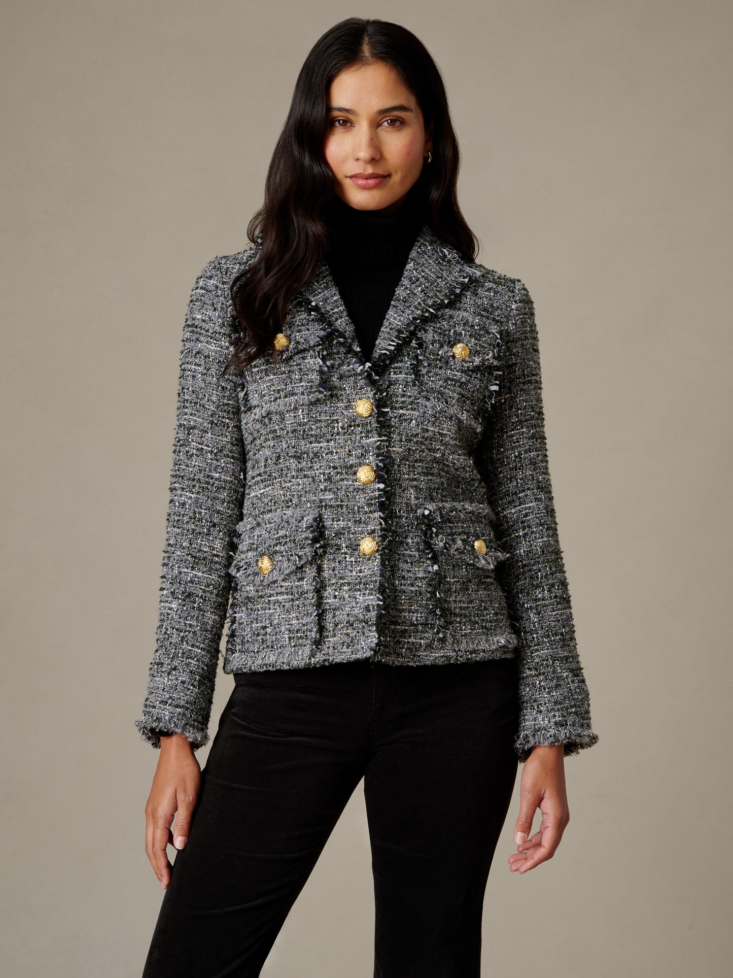 Anwen Wool Boucle Jacket