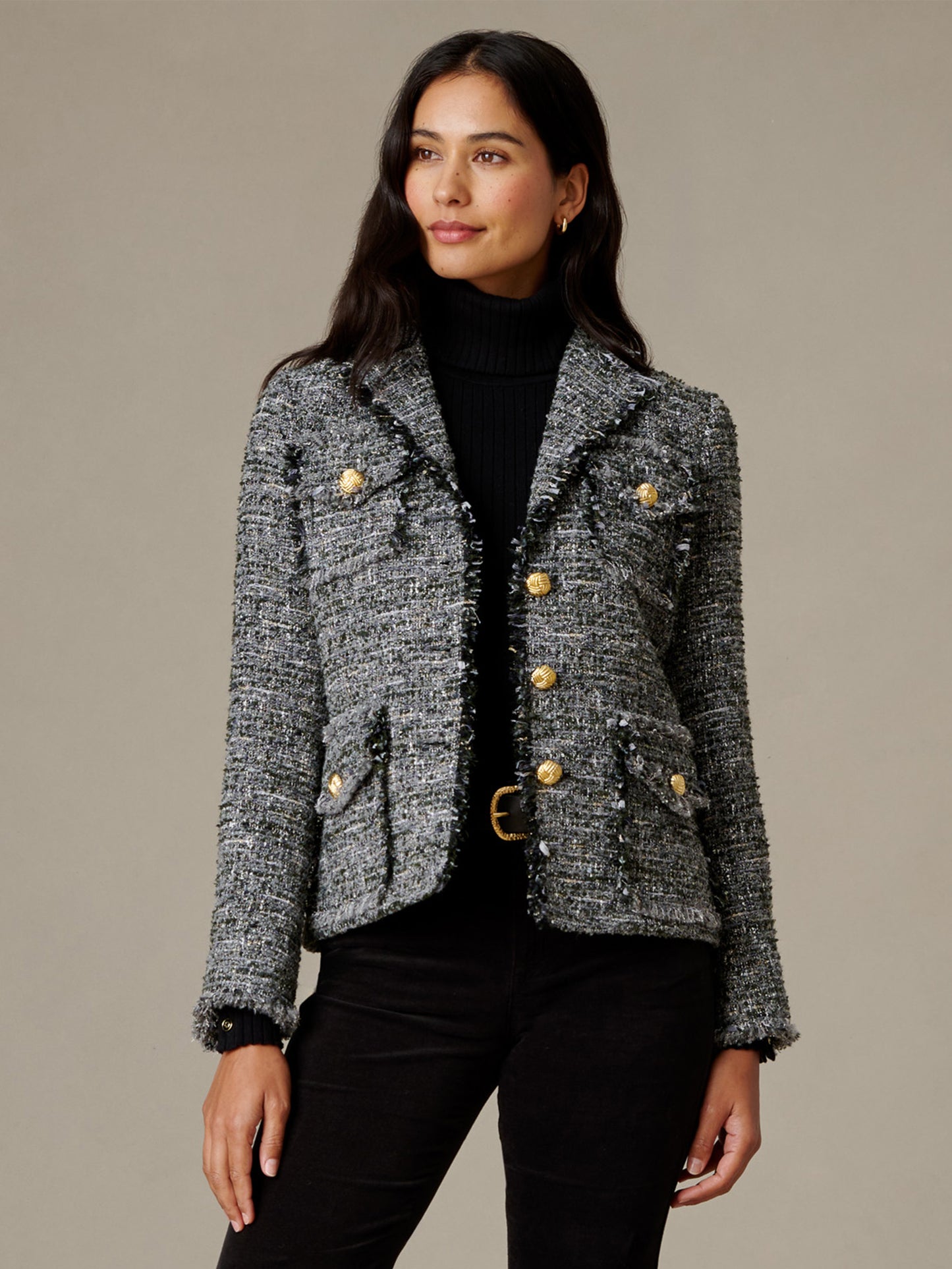 Anwen Wool Boucle Jacket