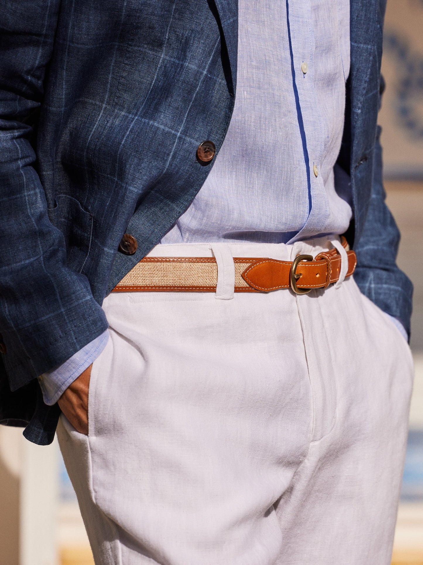 Leopold Linen Belt