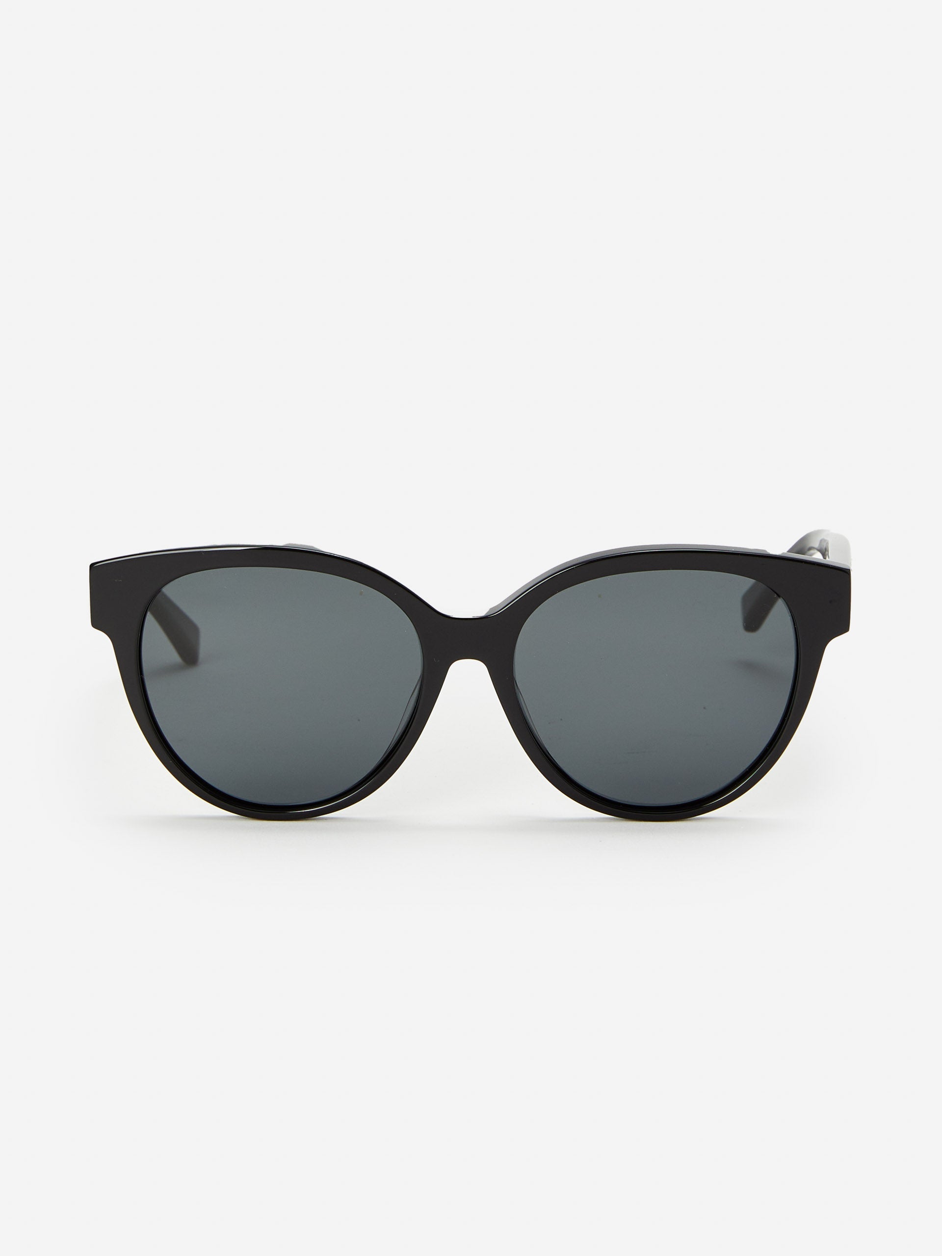 J.McLaughlin Aveleen sunglasses in black/dark purple made with acetate.