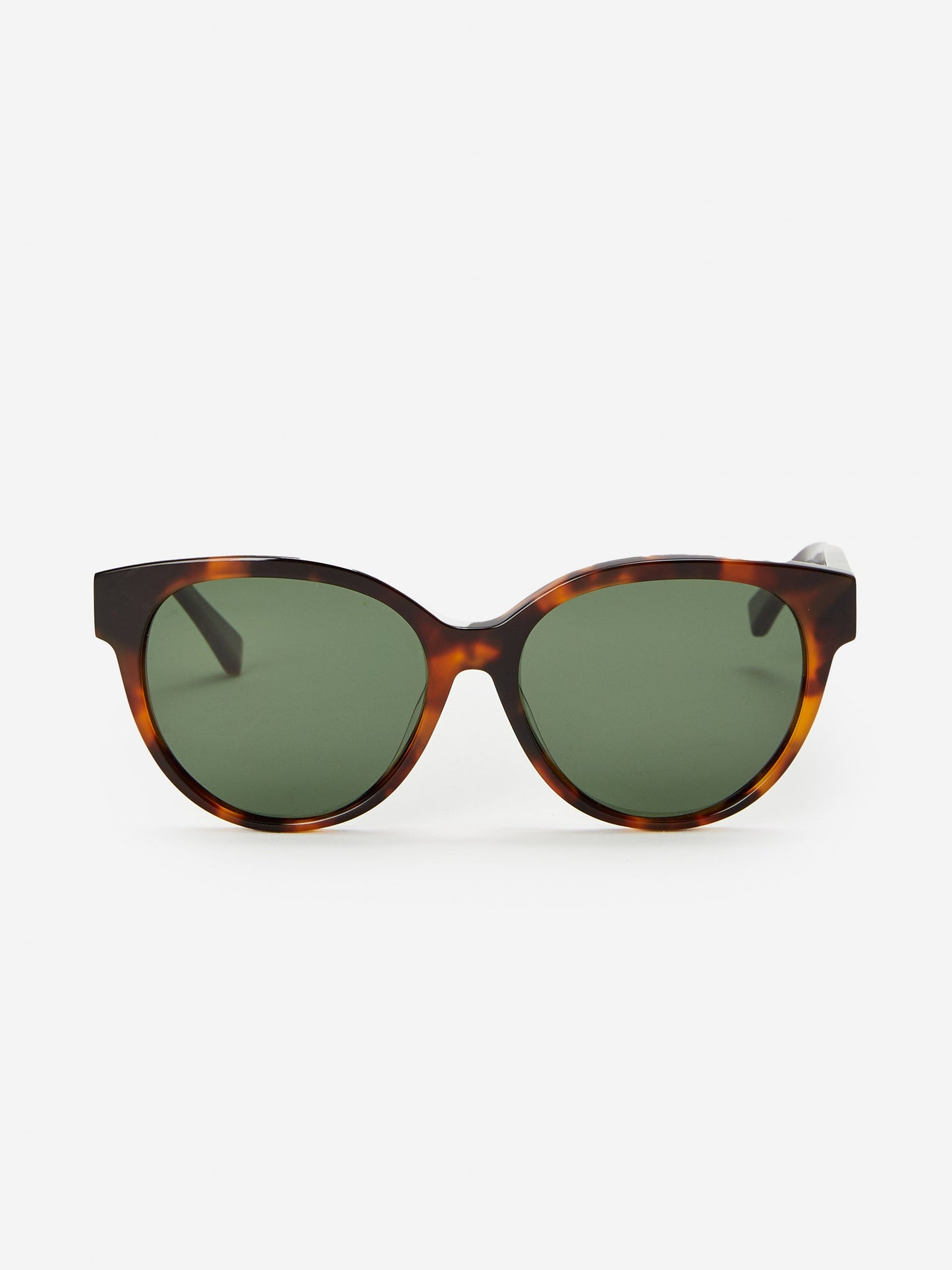 J.McLaughlin Aveleen sunglasses in green/dark brown made with acetate.