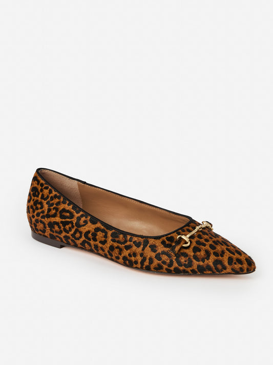 J.McLaughlin Ayelet shoes in brown multi made with pony hair.