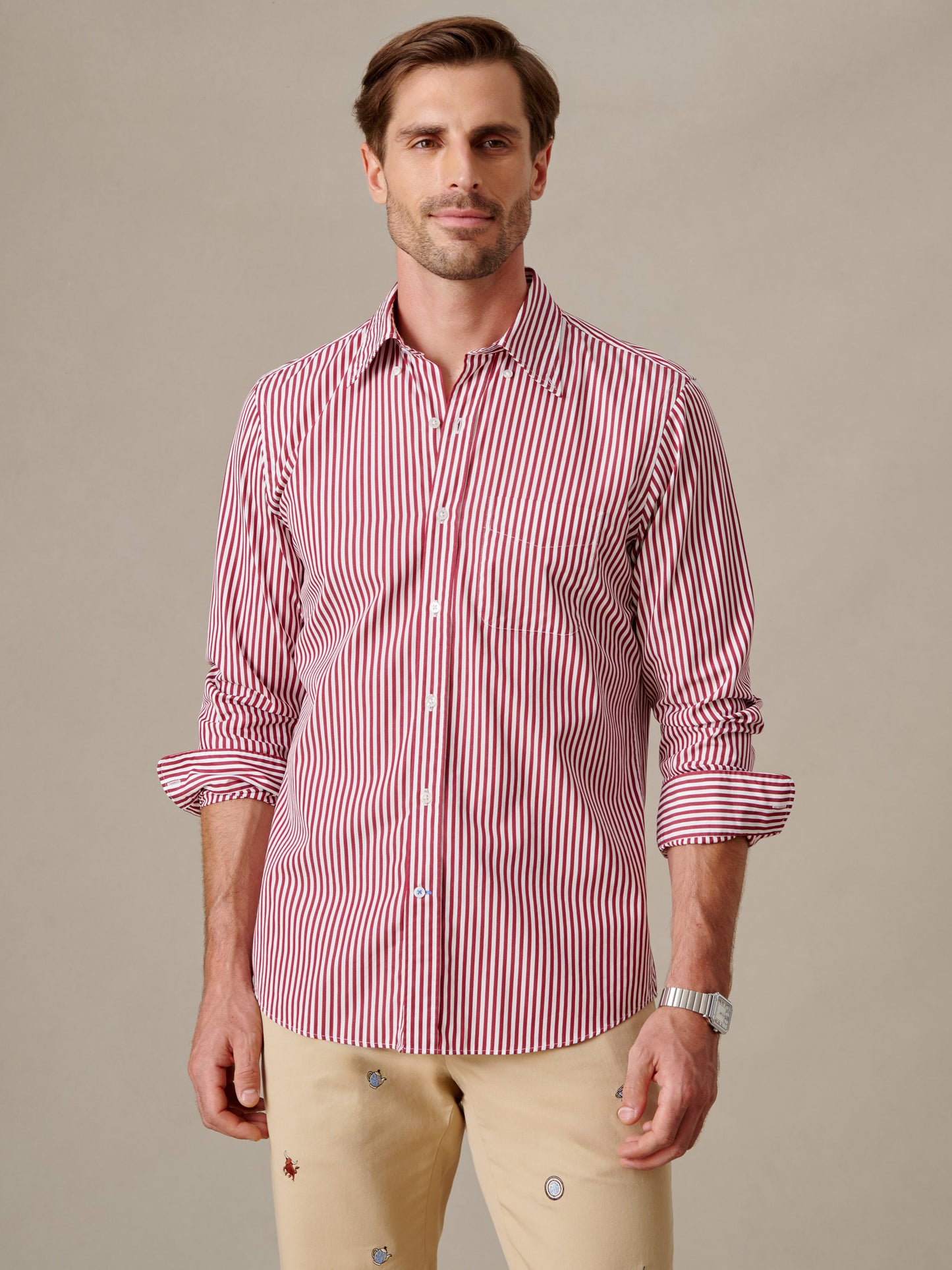 Belvedere Cotton Shirt in Stripe