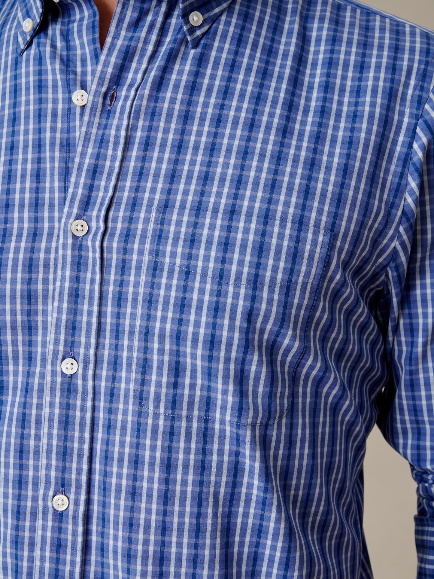 Belvedere Cotton Shirt in Multi Check