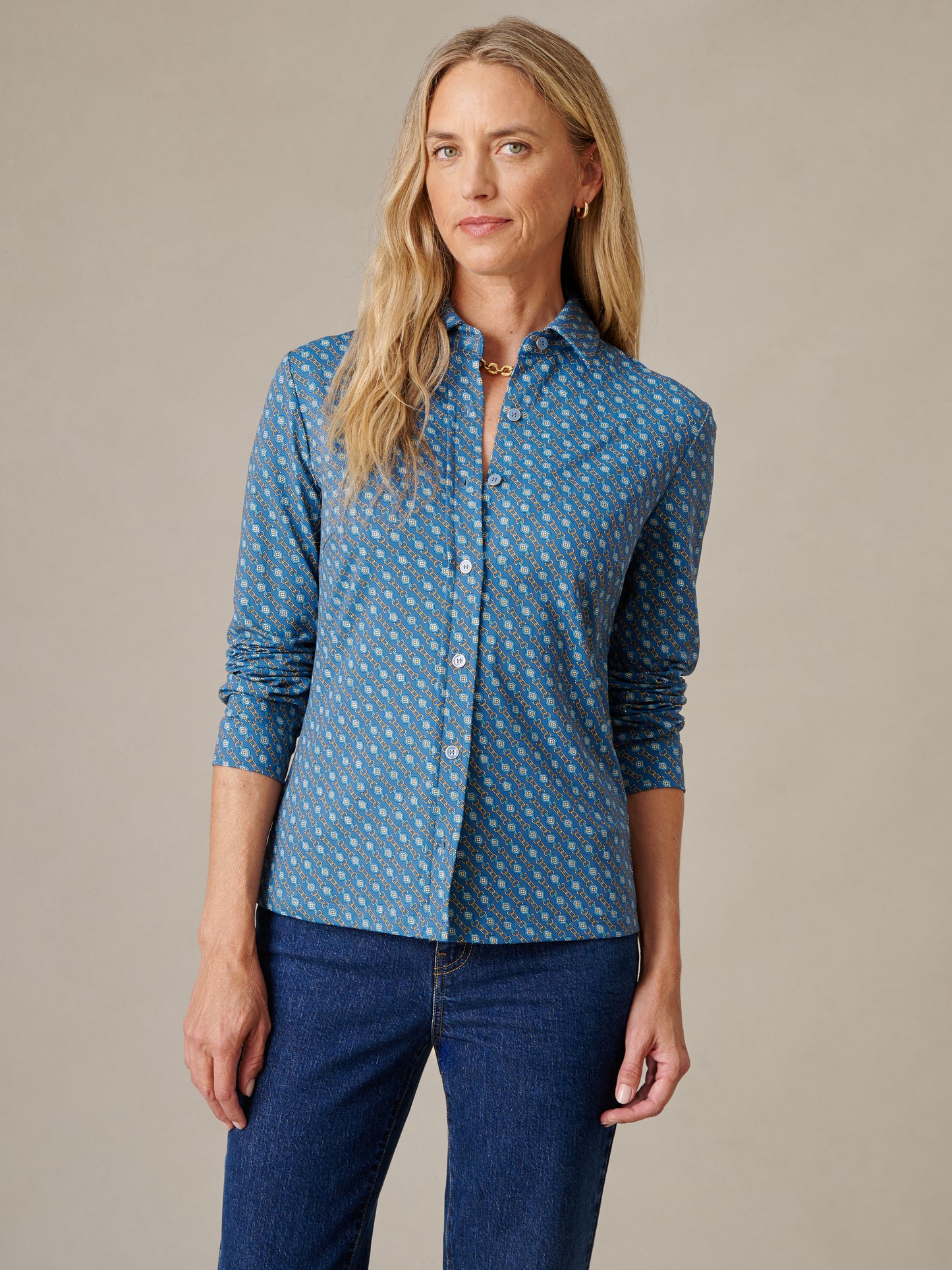 Betty Shirt in Regency Chain
