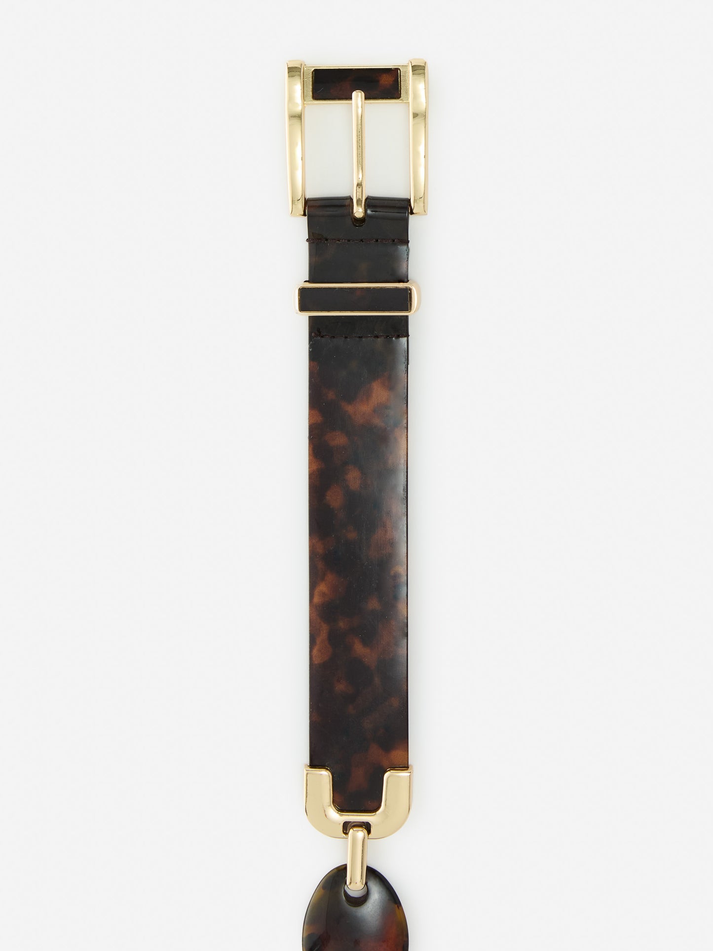 J.McLaughlin Blanca belt in brown made with plastic. 