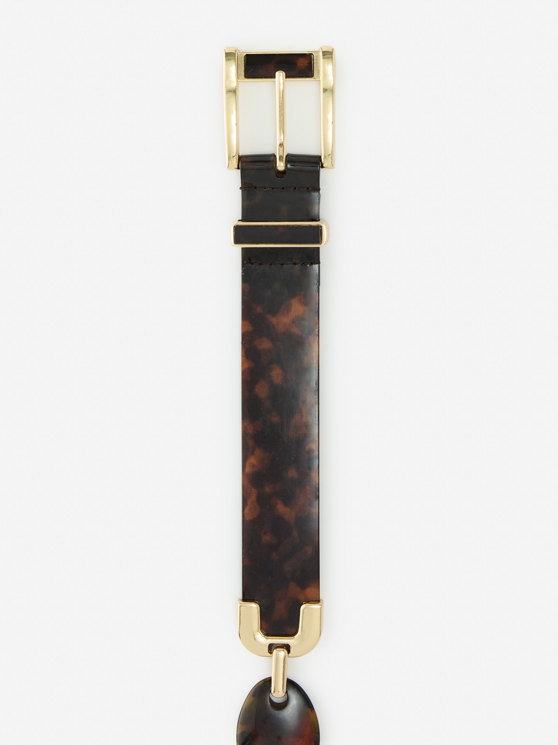 J.McLaughlin Blanca belt in brown made with plastic. 