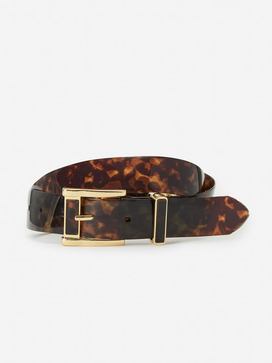 J.McLaughlin Blanca belt in brown made with plastic. 