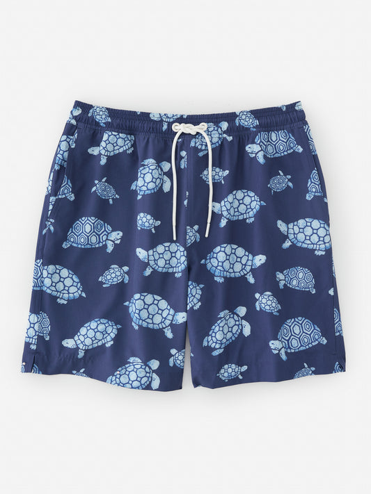 Bruce 7" Swim Trunks in Tortuga Trot