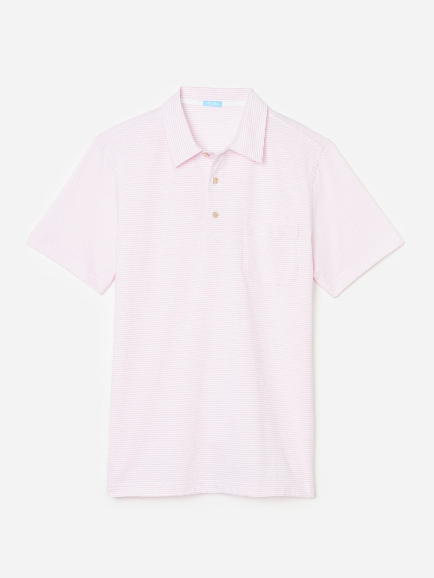 Callahan Cotton Polo in Stripe