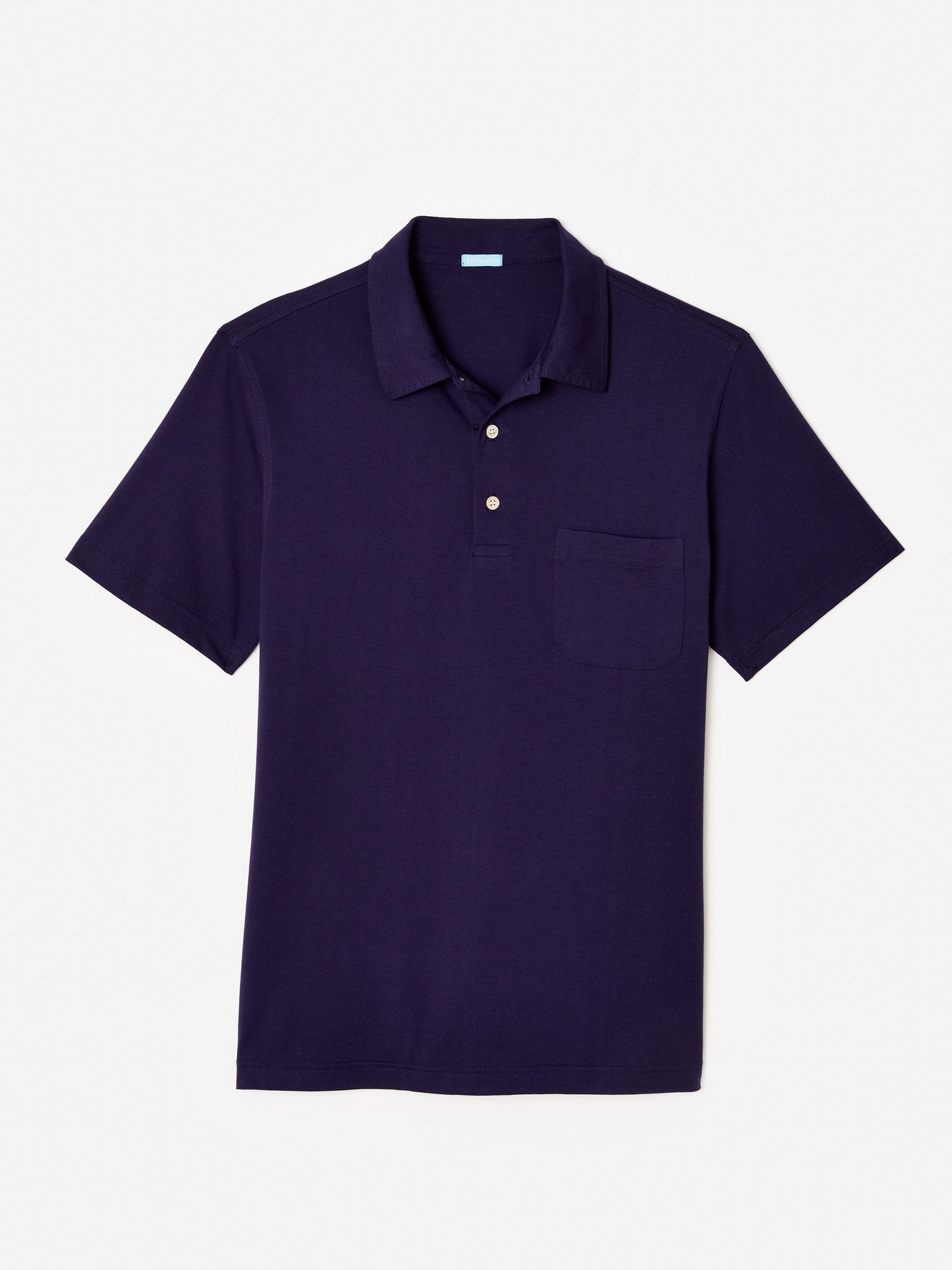 J.McLaughlin Callahan polo in navy made with cotton.