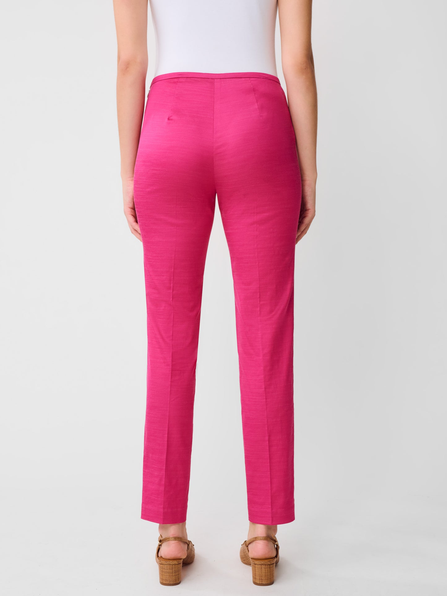 J.McLaughlin Calliope Pants in Fuchsia made with cotton.