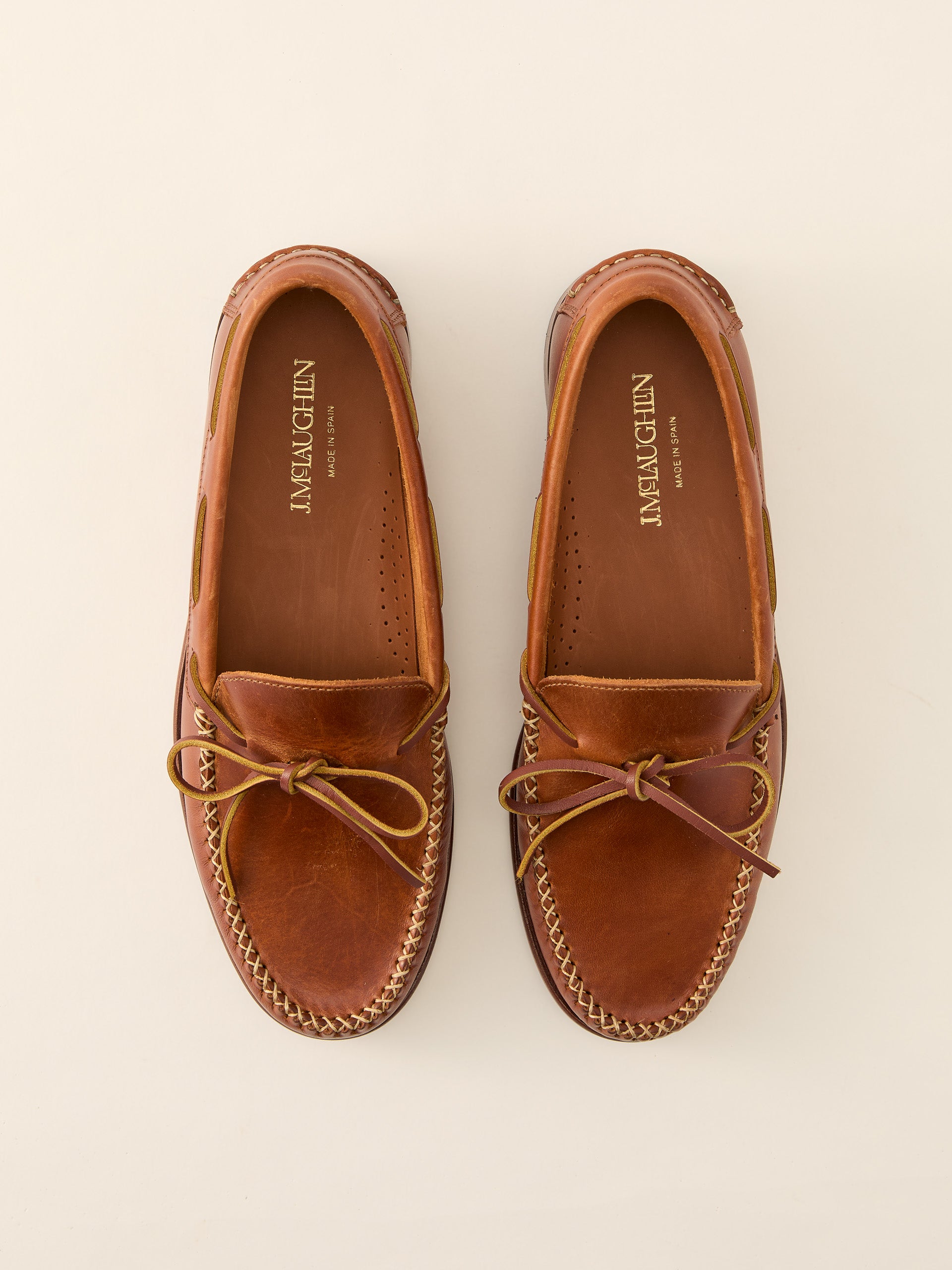J.McLaughlin Camden shoes in Medium Brown made with Leather.
