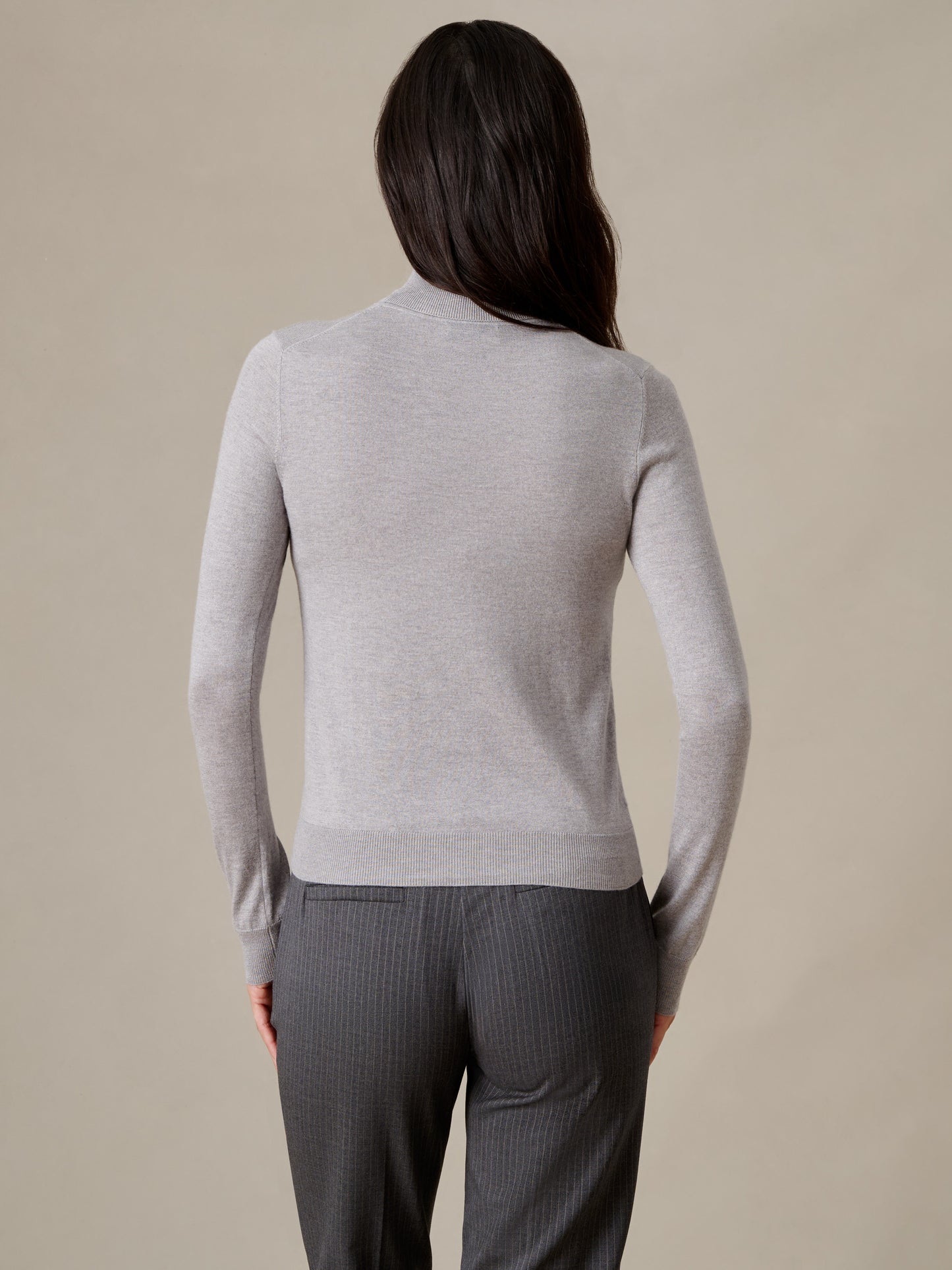 Camille Silk Blend Turtleneck