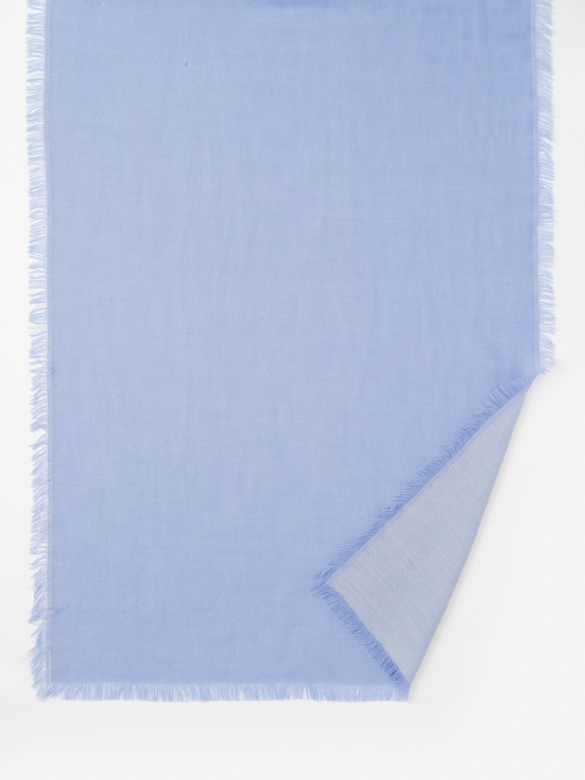 J.McLaughlin Carey scarf in blue/ivory made with cashmere.