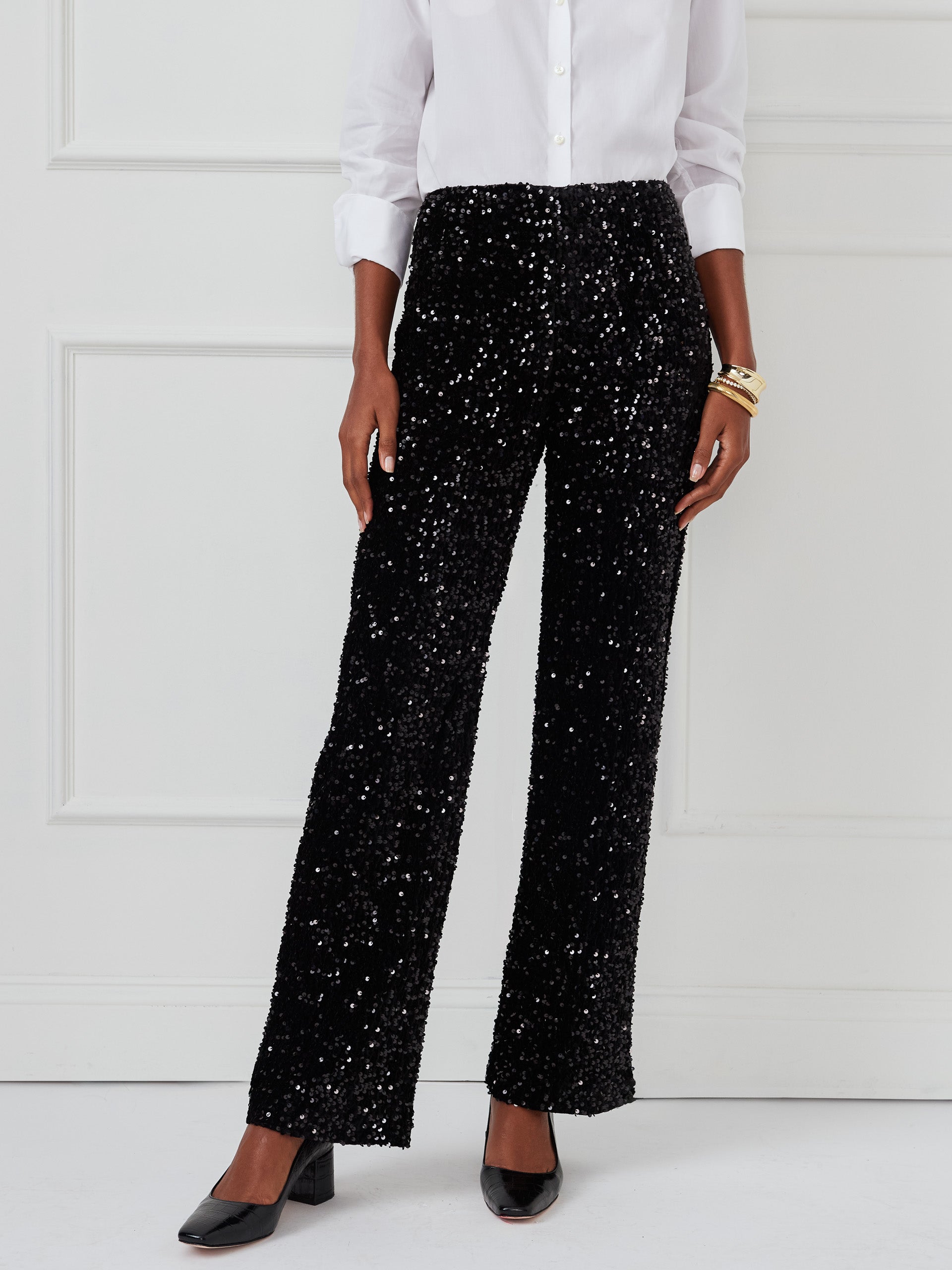 J.McLaughlin Carter pants in black made with polyester/spandex.