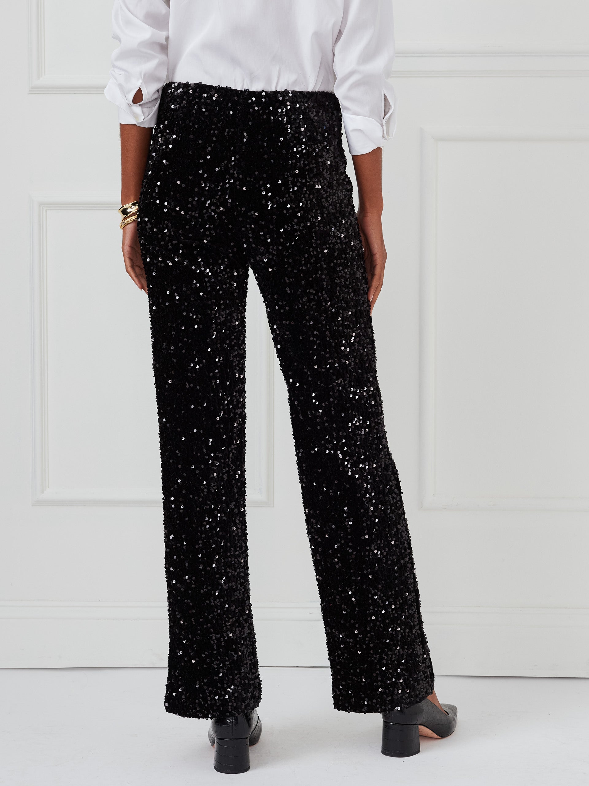 J.McLaughlin Carter pants in black made with polyester/spandex.