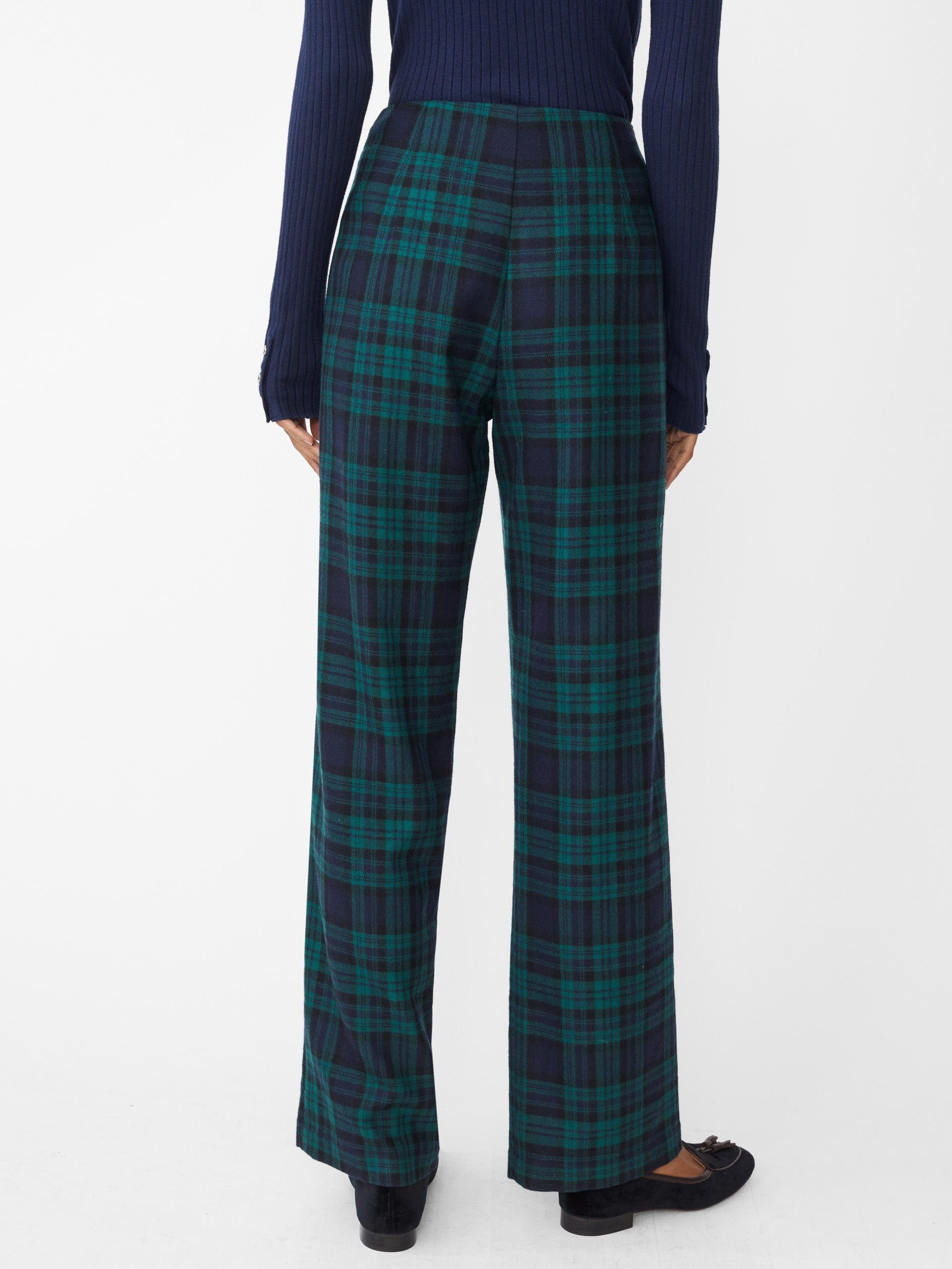 J.McLaughlin Carter pants in black/green made with wool.