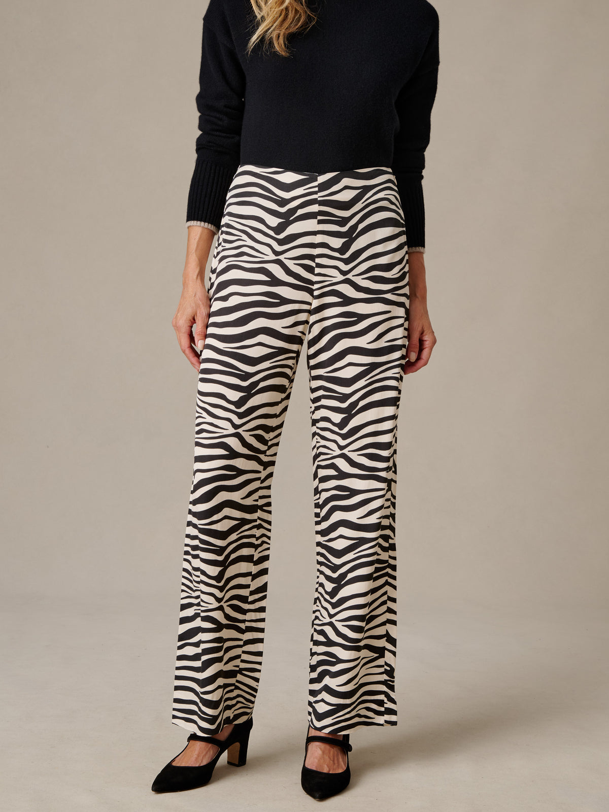 Carter Pants in Zebra Stripes