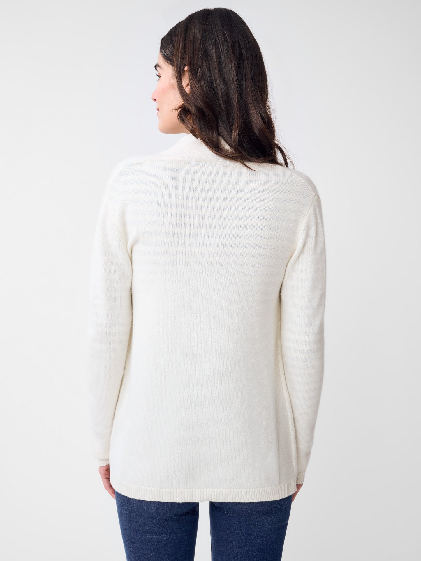 J.McLaughlin Cervinia sweater in Ivory made with Cashmere/Wool. 