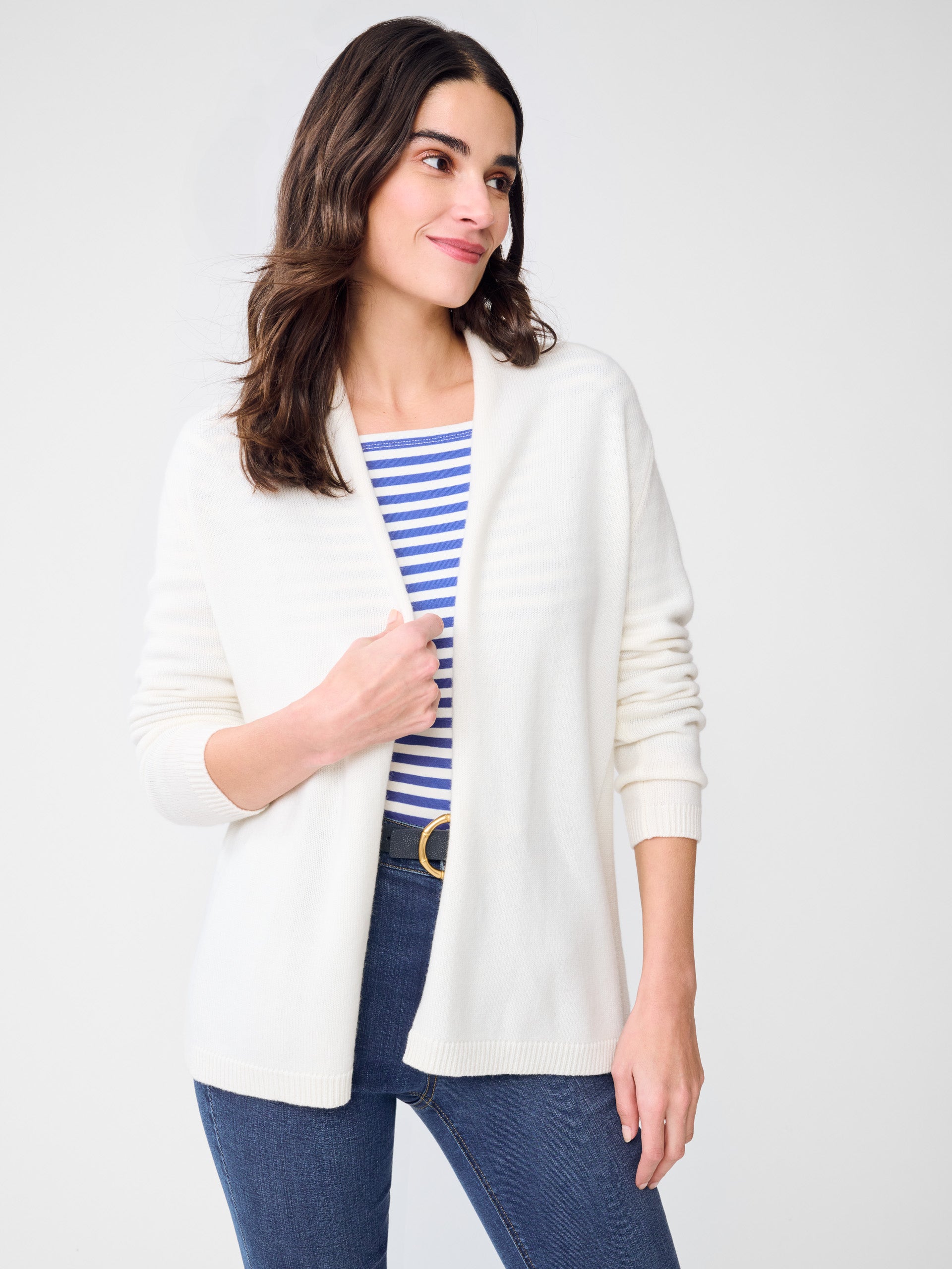 J.McLaughlin Cervinia sweater in Ivory made with Cashmere/Wool. 