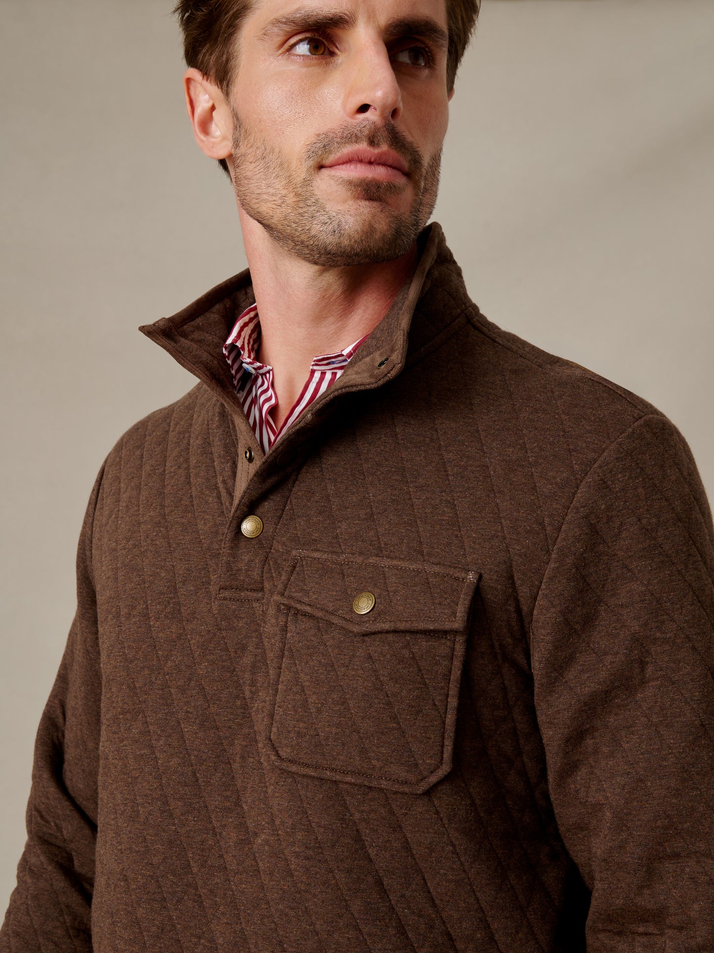 Christopher Quilted Pullover