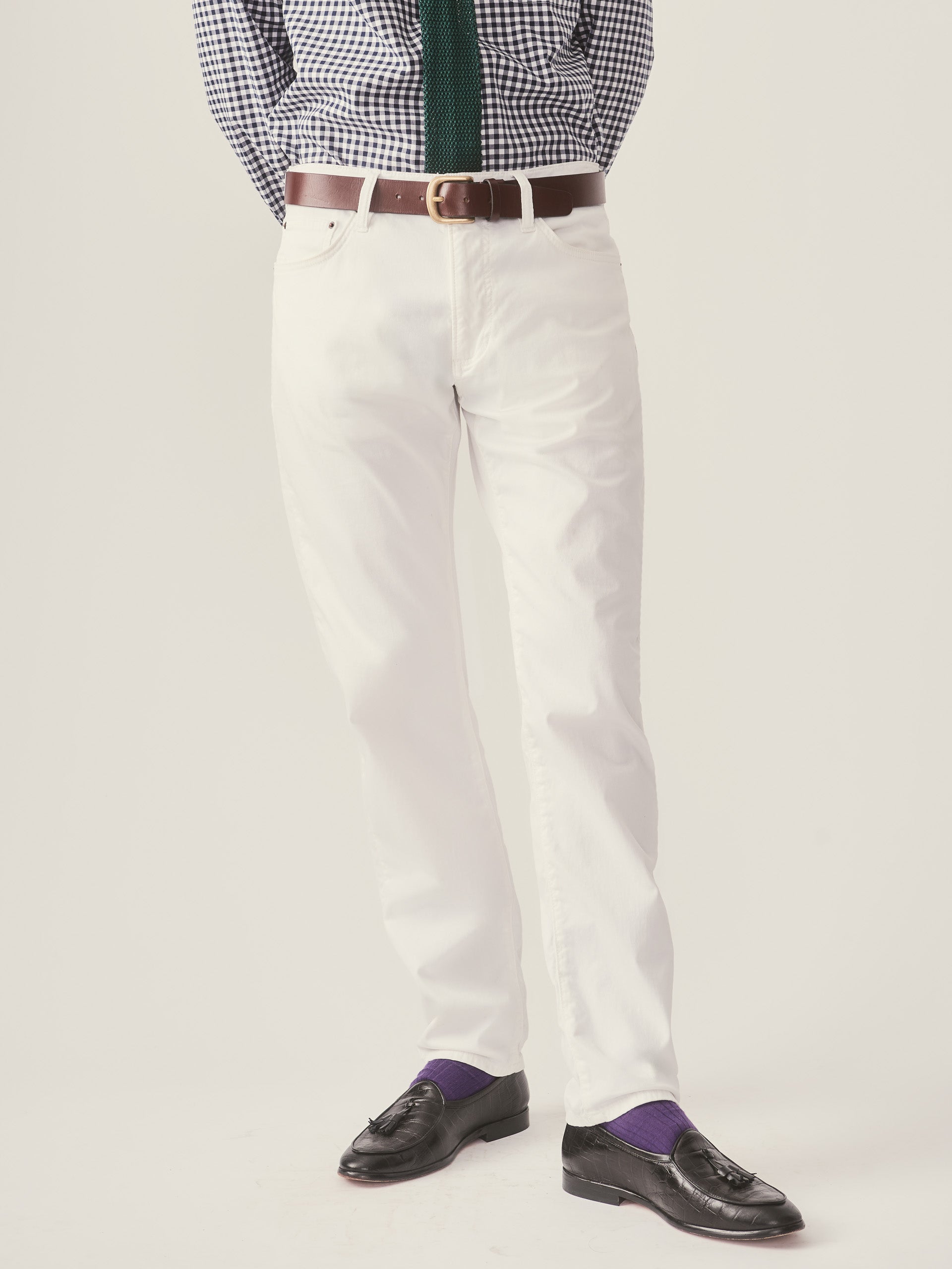 J.McLaughlin Parker pants in white made with cotton.