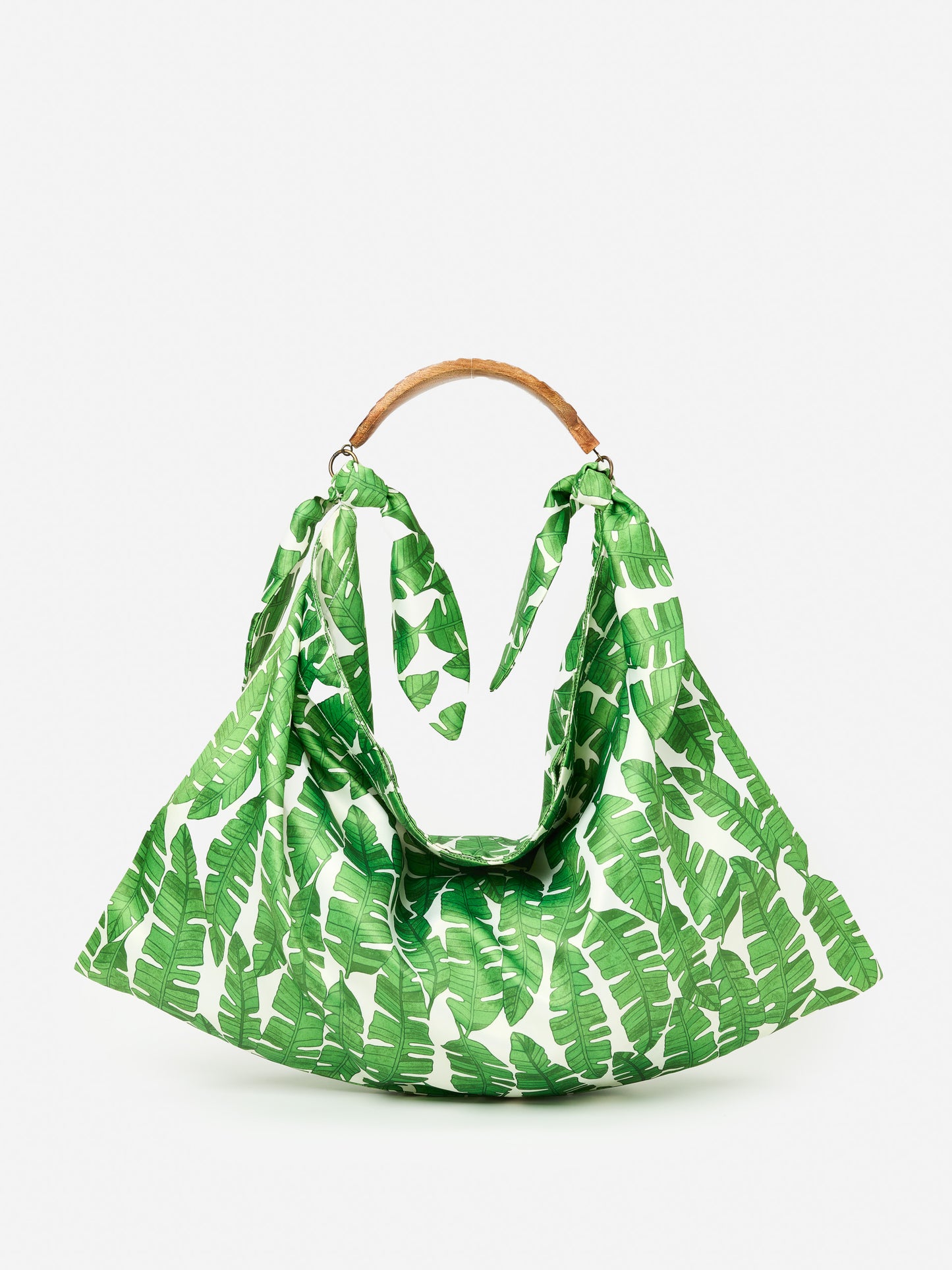 J.McLaughlin Courtney bag in off white/green made with polyester. 