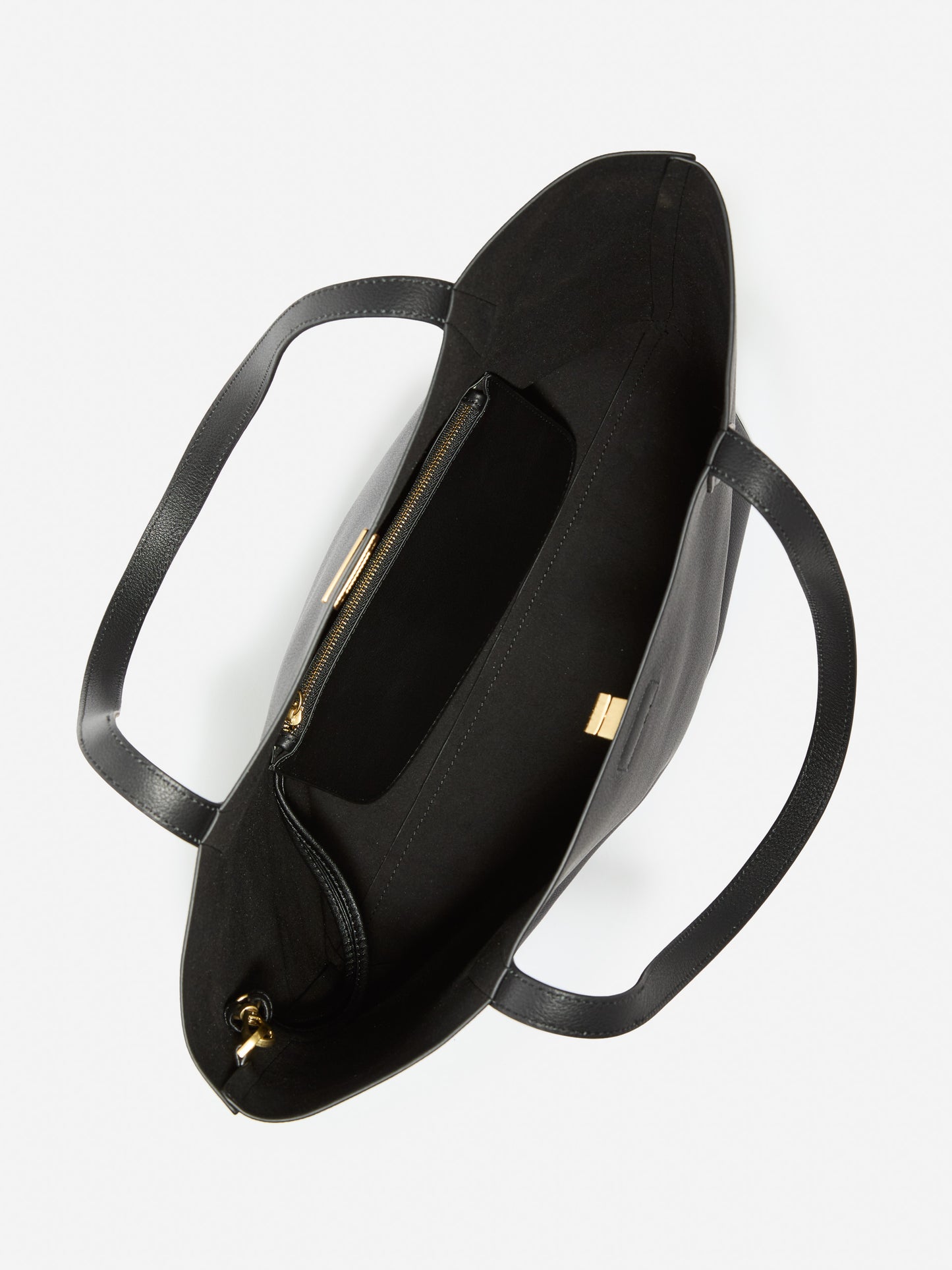 J.McLaughlin Dana Handbag in black made with leather. 