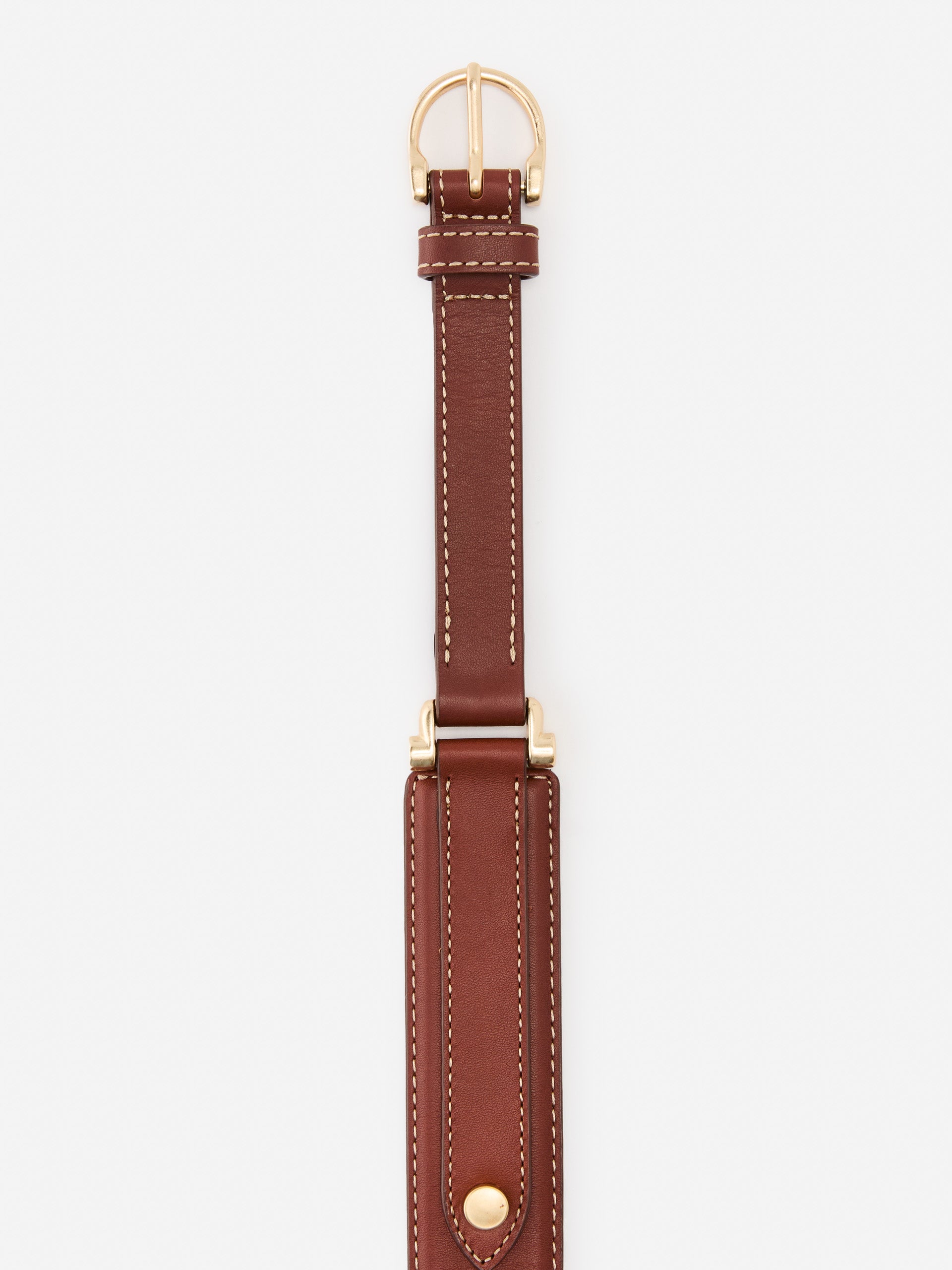 J.McLaughlin Danica belt in cognac made with leather.