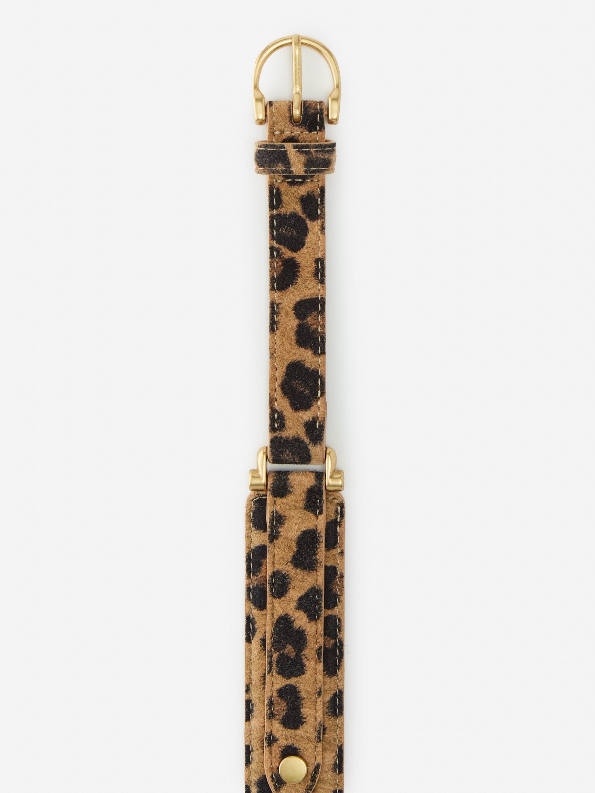 J.McLaughlin Danica belt in brown/multi made with suede. 