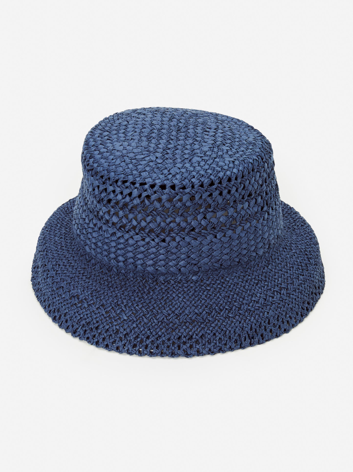 J.McLaughlin Delia hat in navy made with straw.