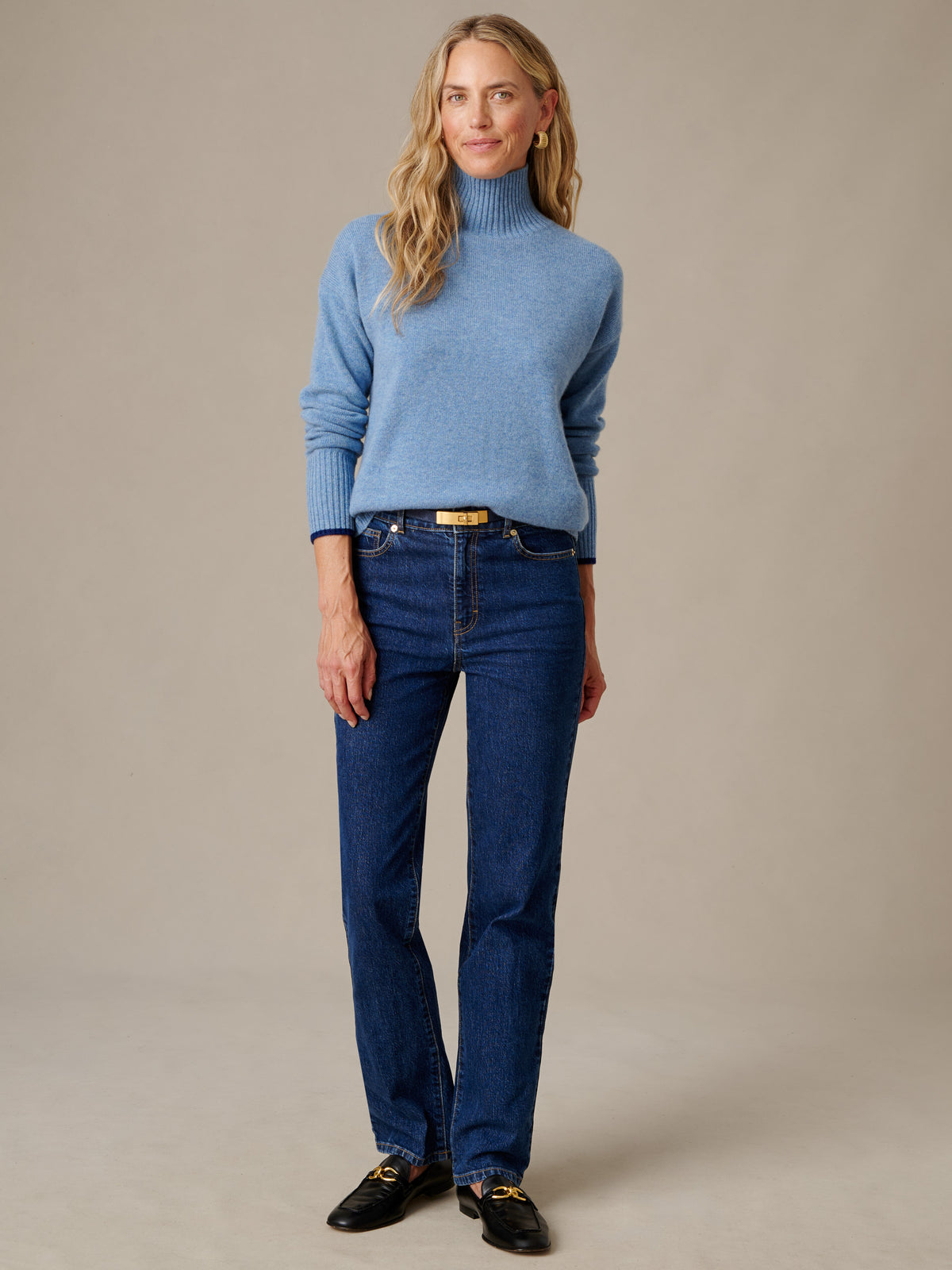 Dina Cashmere Turtleneck