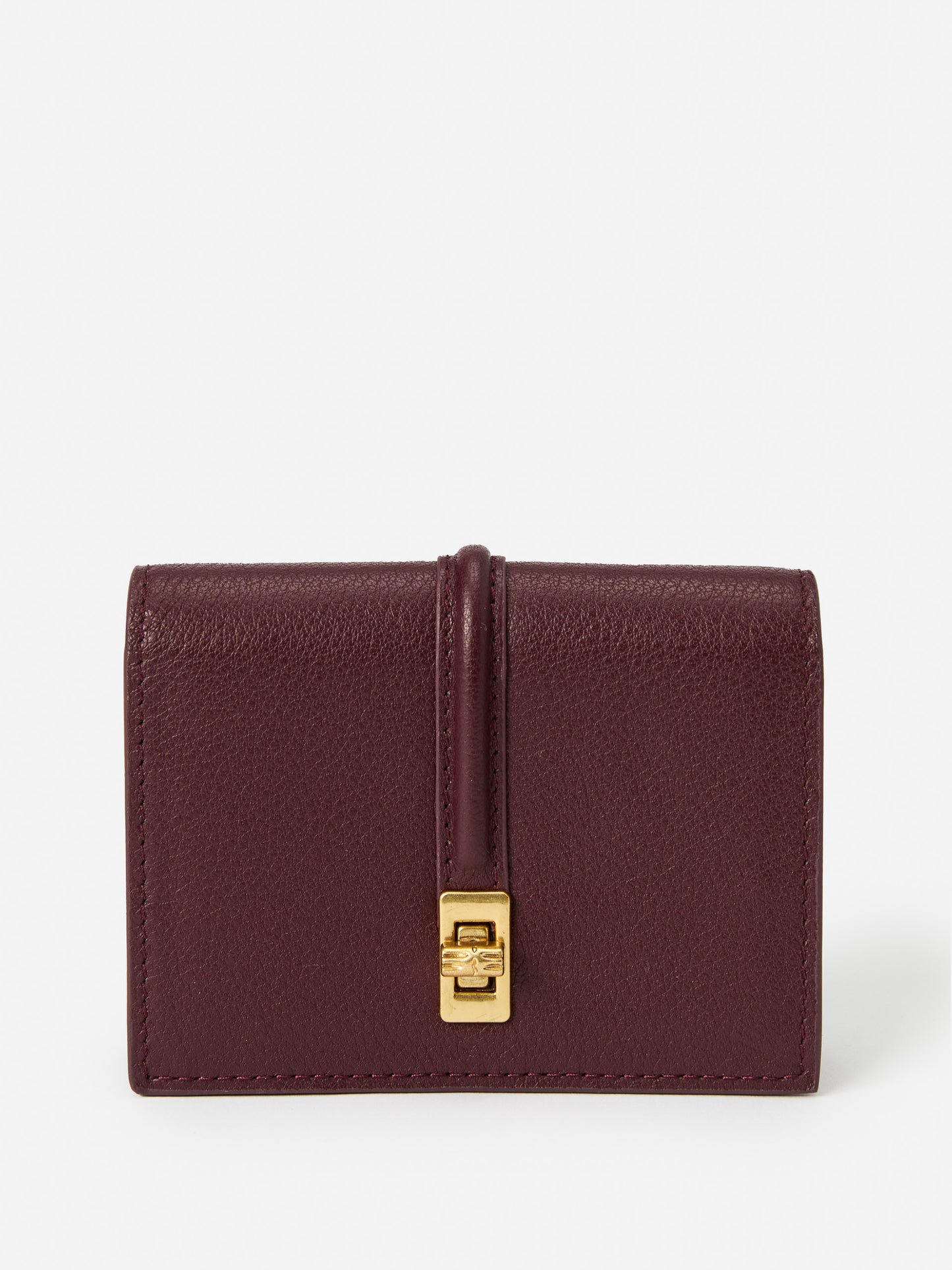 J.McLaughlin Dinah wallet in french merlot made with leather. 