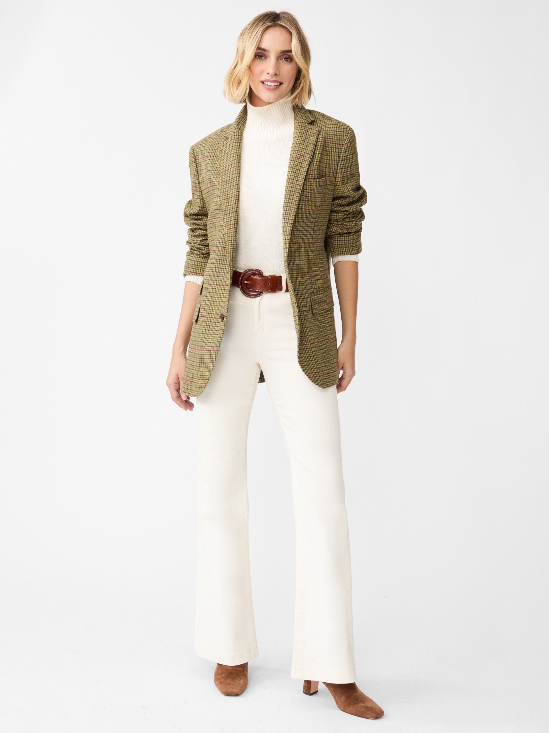J.McLaughlin Domino jeans in natural made with woven denim.