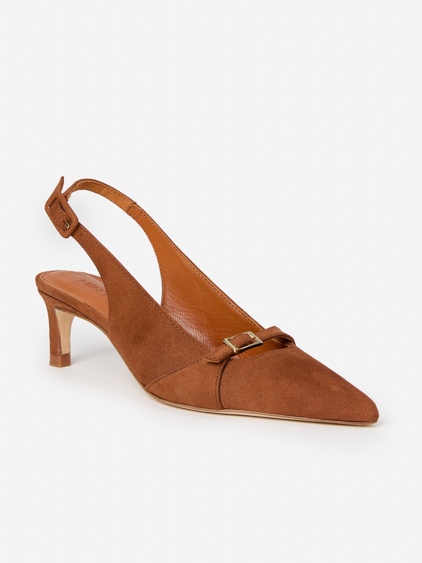 J.McLaughlin Dorothea shoe in Saddle made with Suede. 