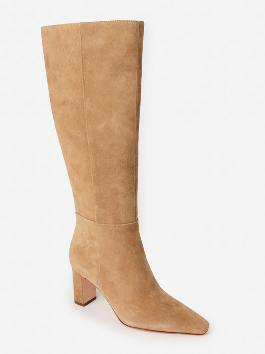 J.McLaughlin Eden boots in sand made with suede.