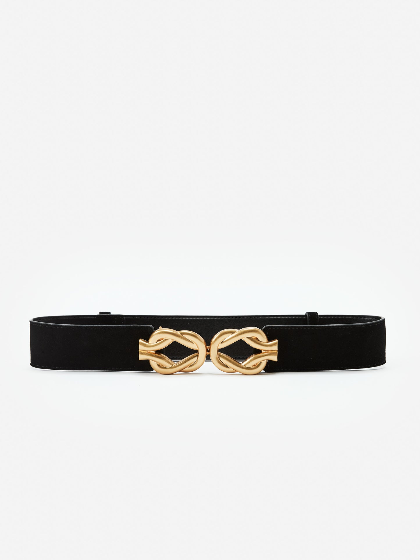 J.McLaughlin Eliza belt in black made with leather.