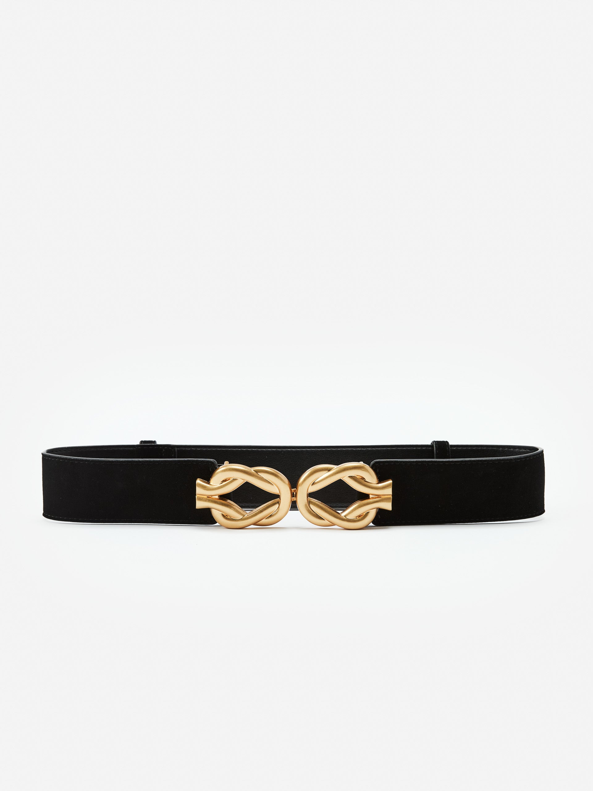 J.McLaughlin Eliza belt in black made with leather.