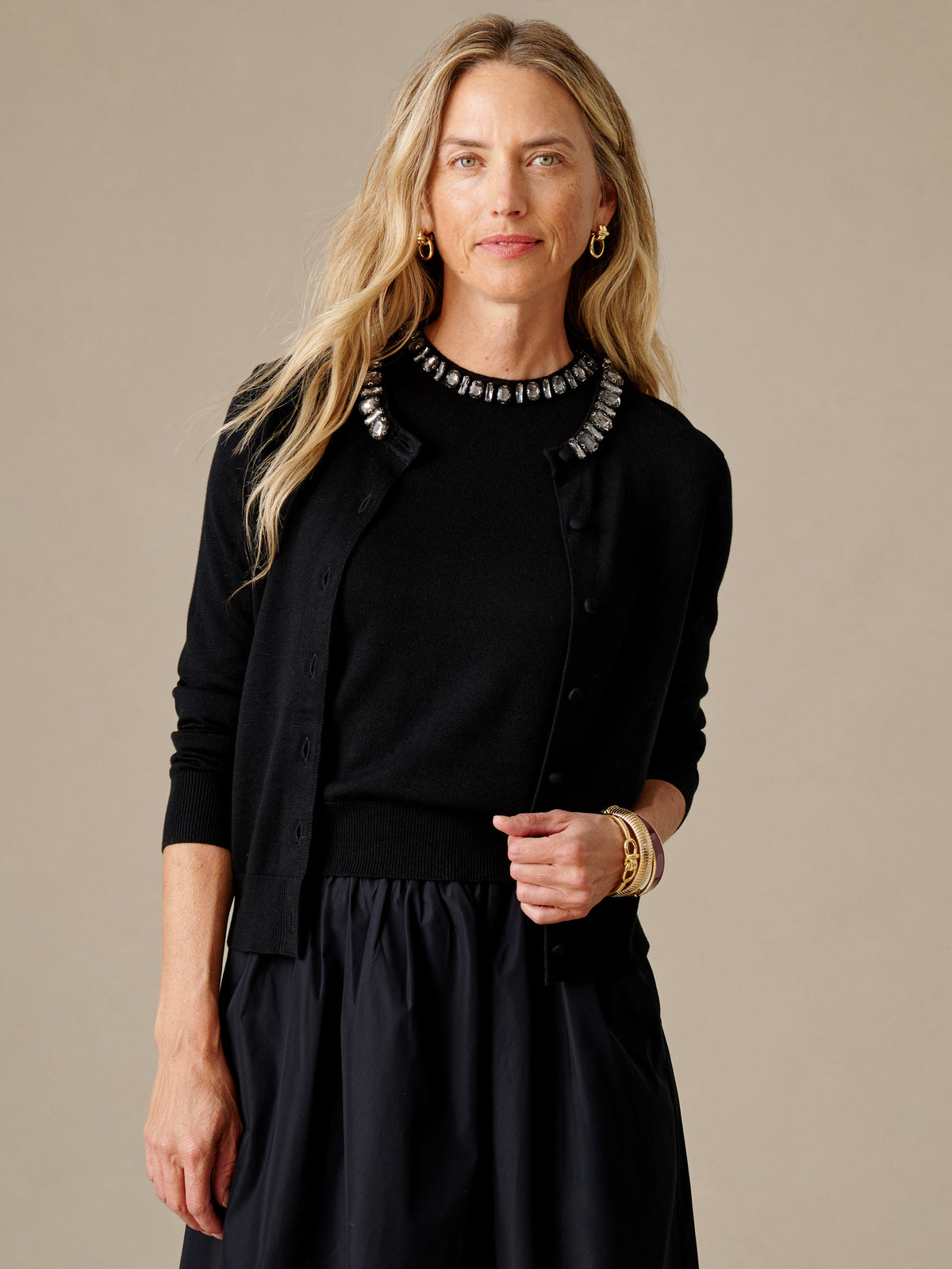 Pearl Embellished Cardigan