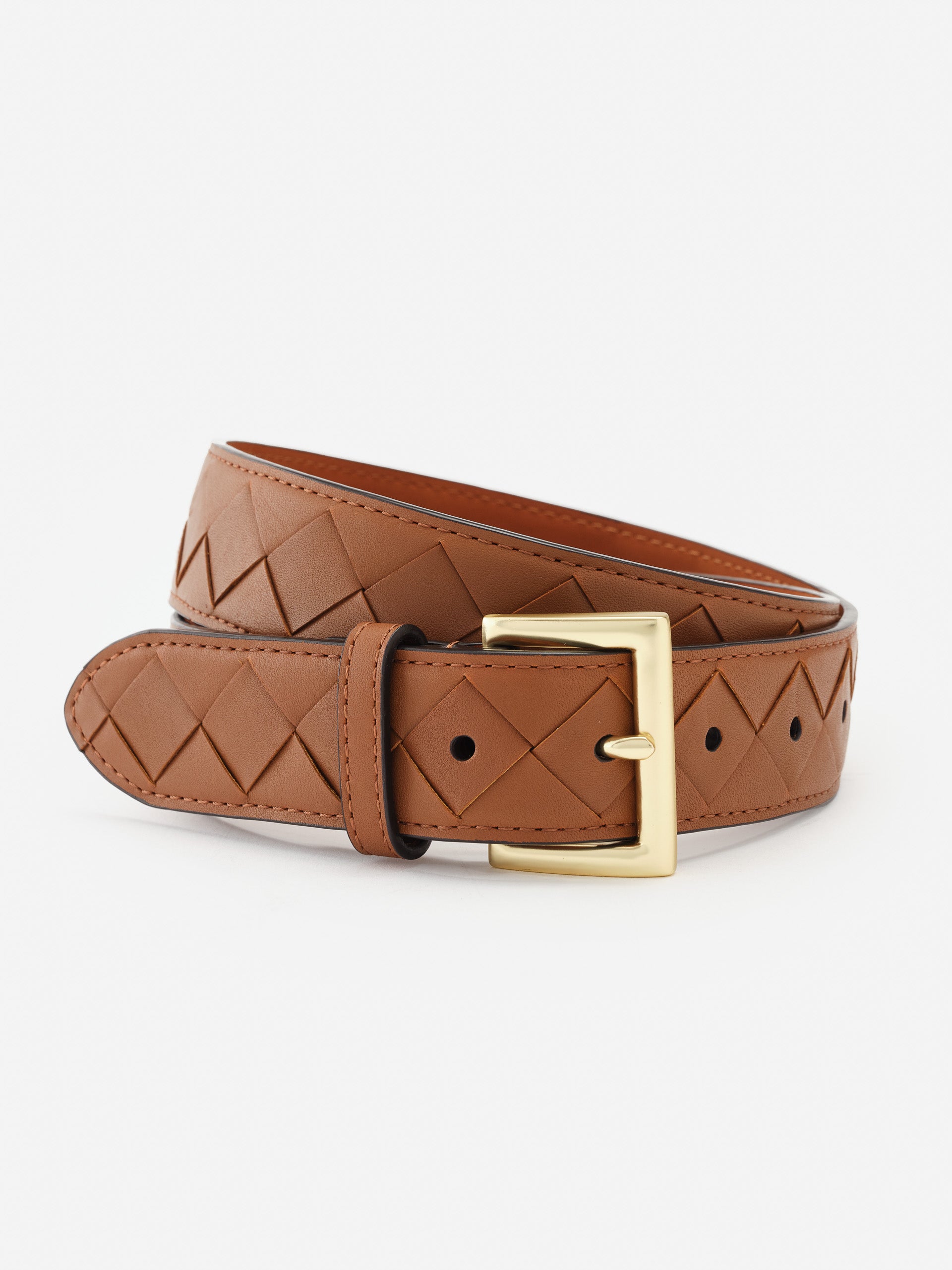 J.McLaughlin Erica belt in tobacco made with leather.