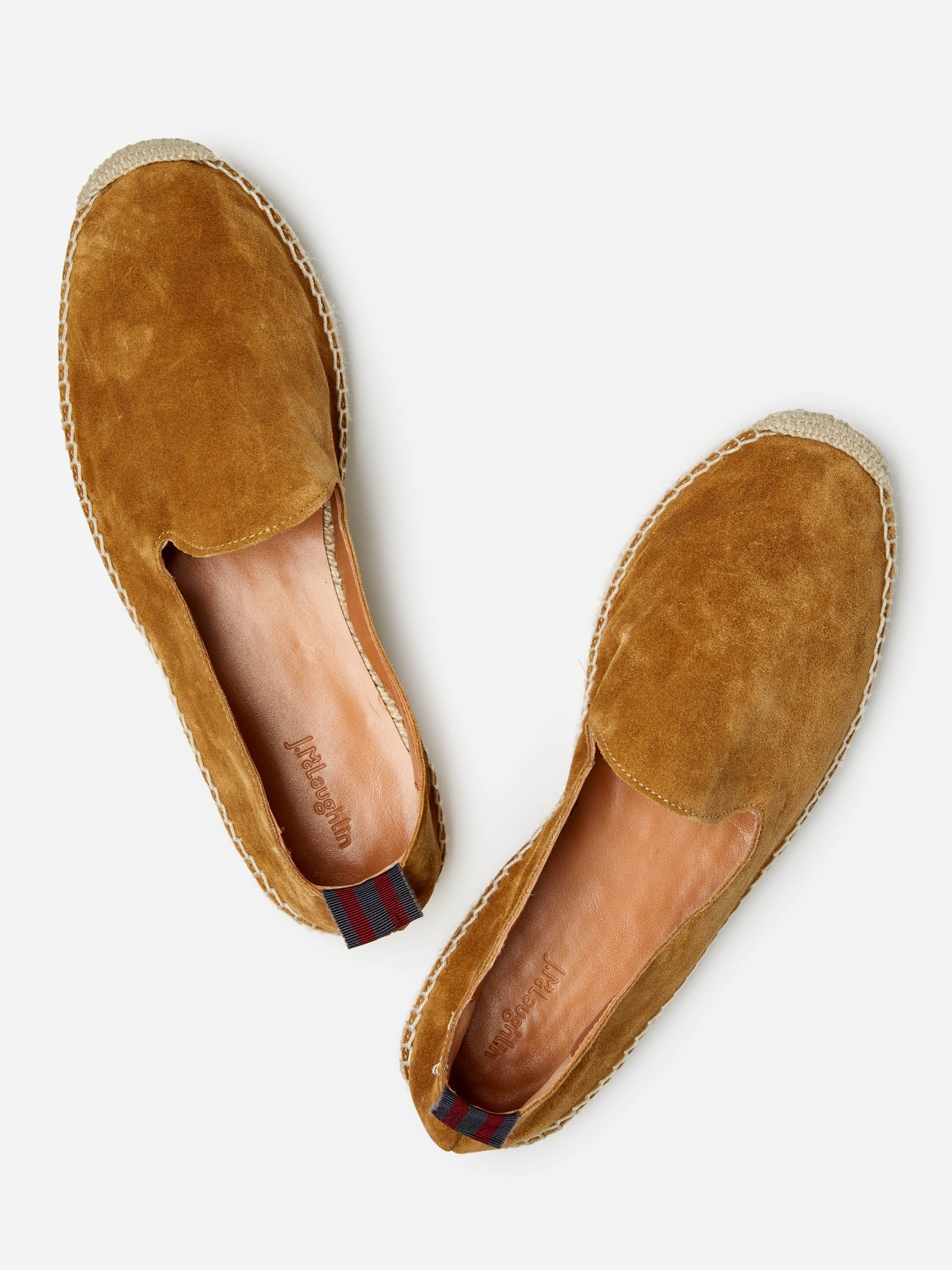 J.McLaughlin Esapdrilles in caramel made with suede.